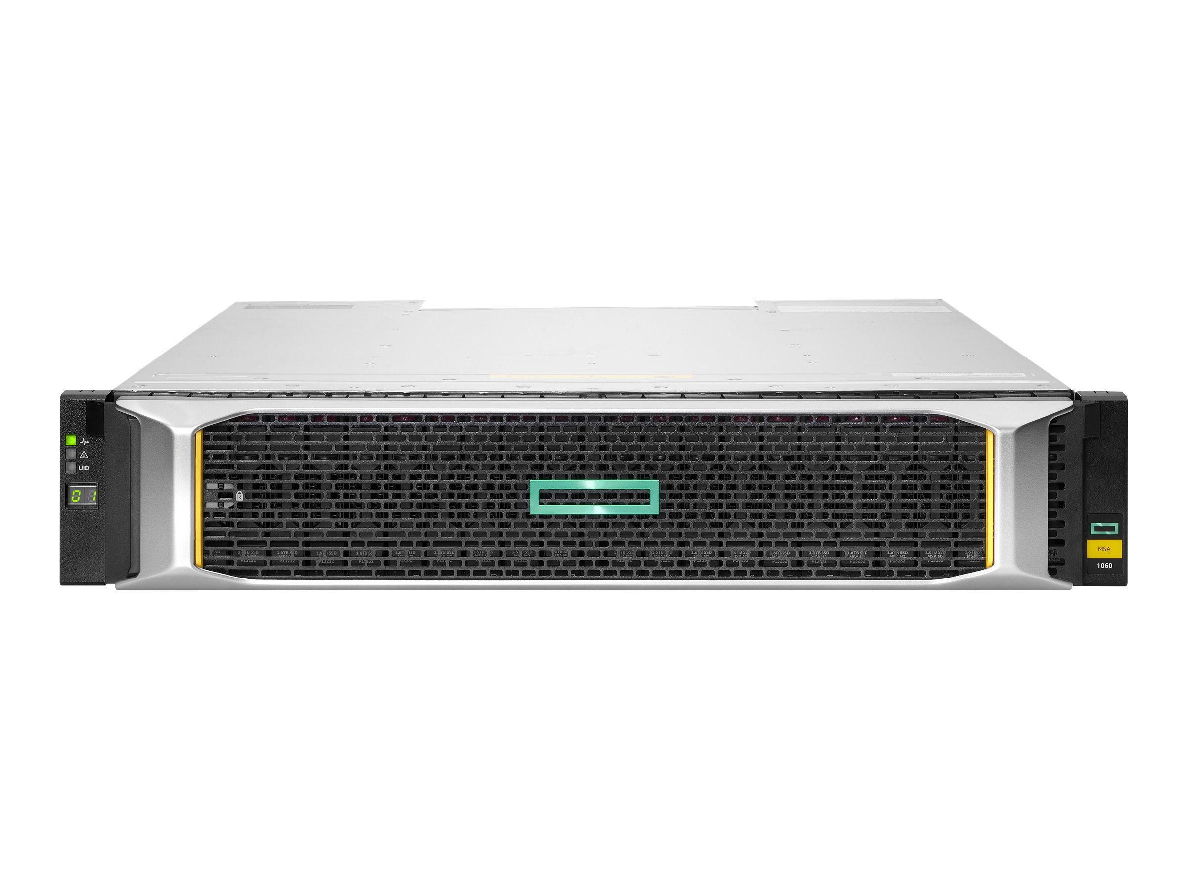 HPE Modular Smart Array 1060 16Gb Fibre Channel SFF Storage - 6th Generation - Festplatten-Array - 0 TB - 24 Schächte (SAS-3)