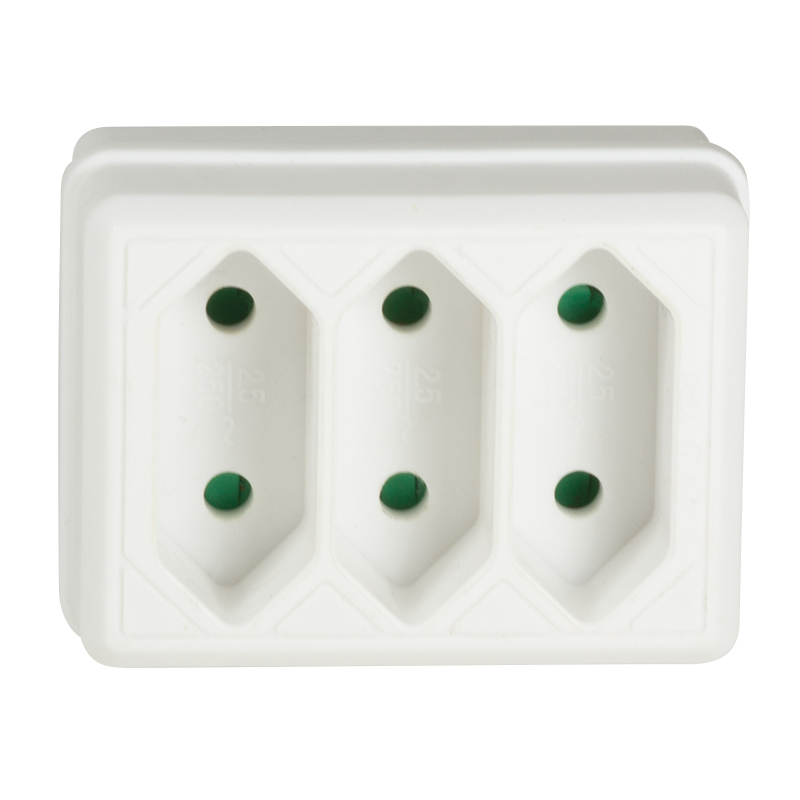 LogiLink Steckdosenleiste - Wechselstrom 250 V - 1700 Watt - Eingabe, Eingang CEE 7/4 - Ausgangsanschlüsse: 3 (Eurostecker)