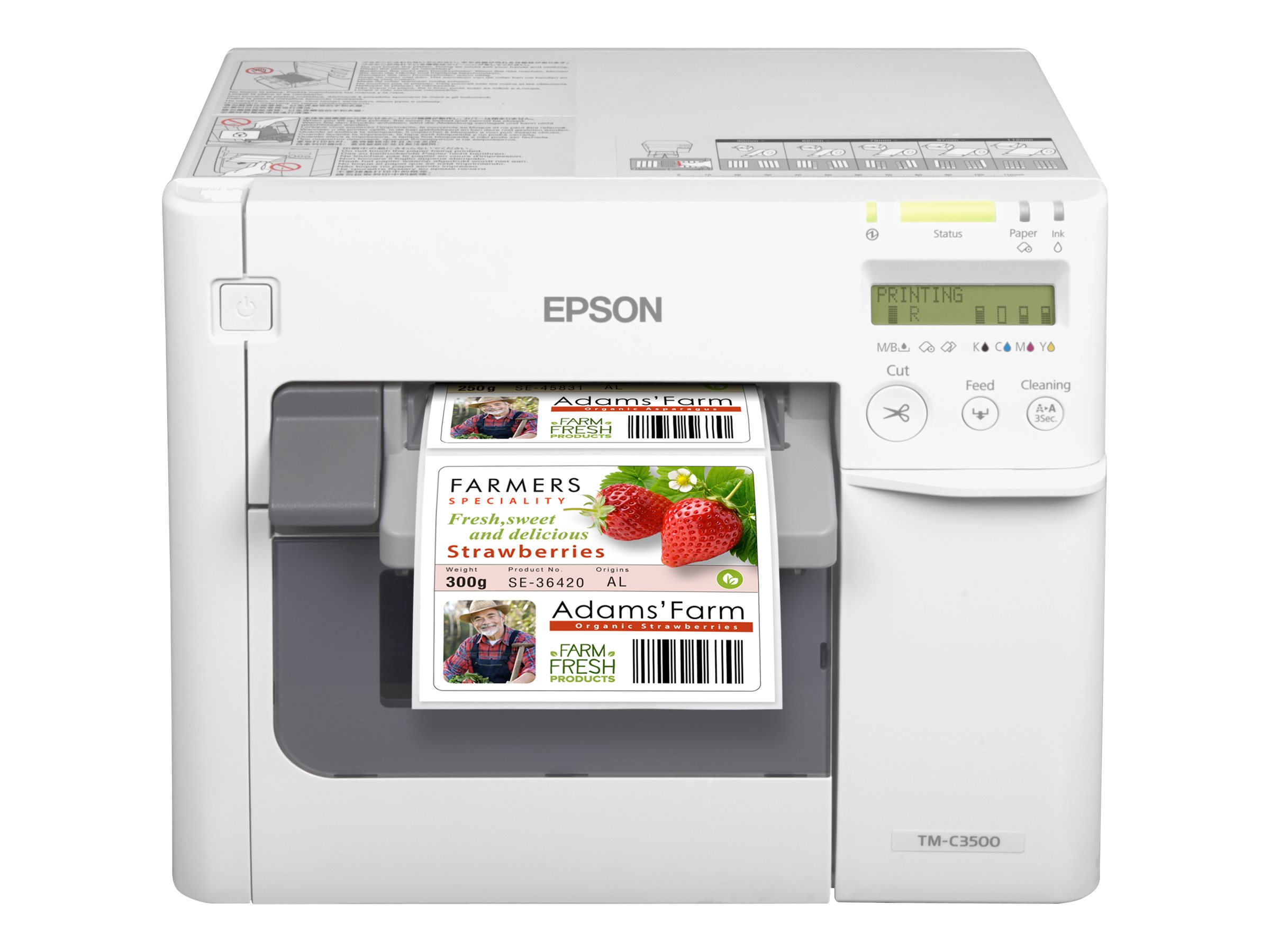Epson TM C3500 - Etikettendrucker - Farbe - Tintenstrahl - 112 mm (Breite) Epson TM C3500 - Etikettendrucker - Farbe - Tintenstrahl - 112 mm (Breite)