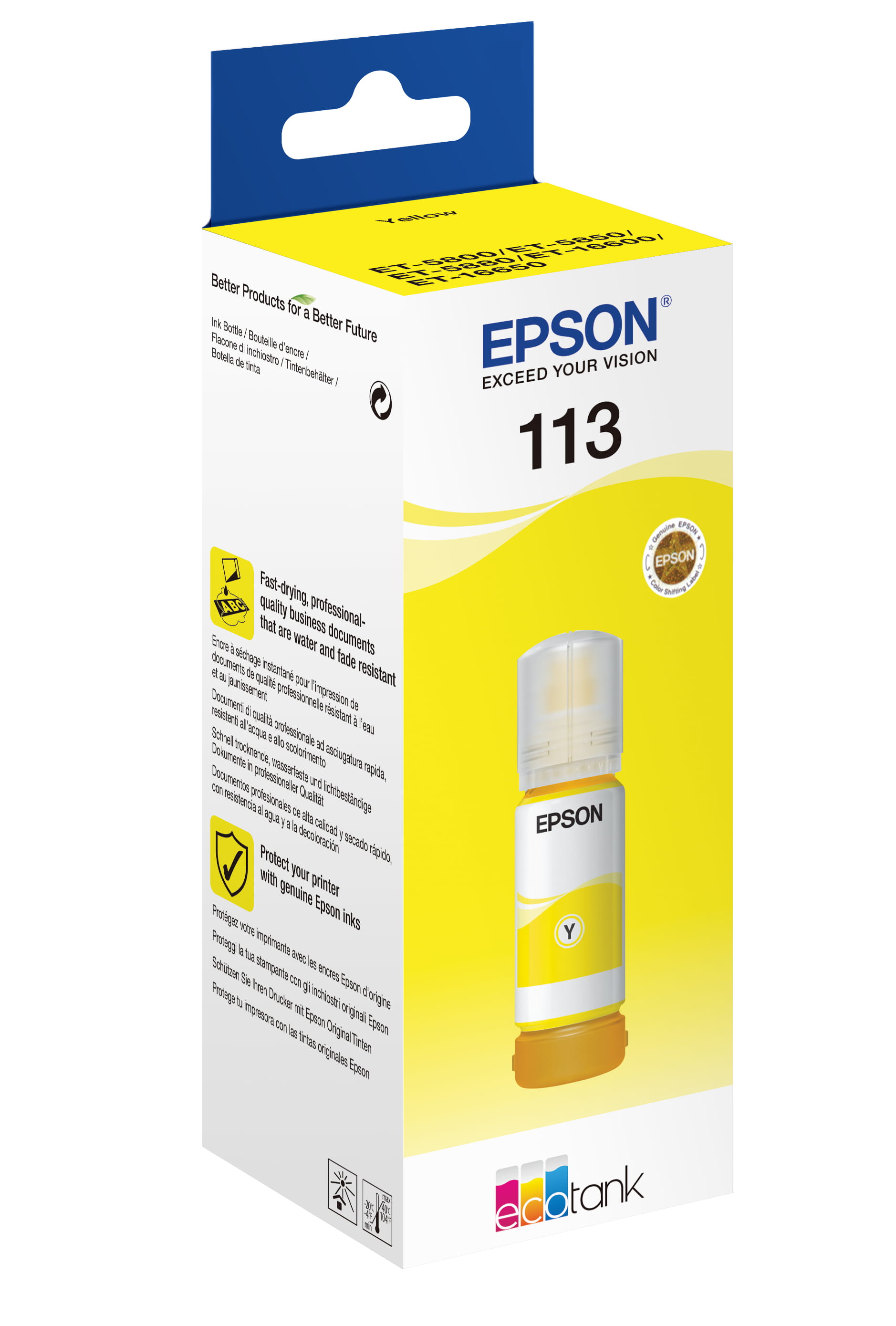 Epson EcoTank 113 - 70 ml - Gelb - original