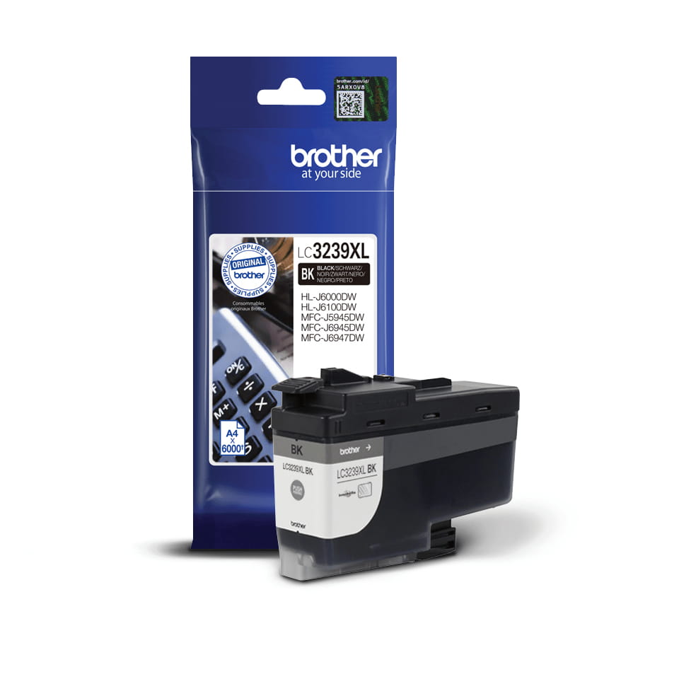 Brother LC-3259XLBKP, 6000 Seiten, Schwarz, 1 Stück(e)