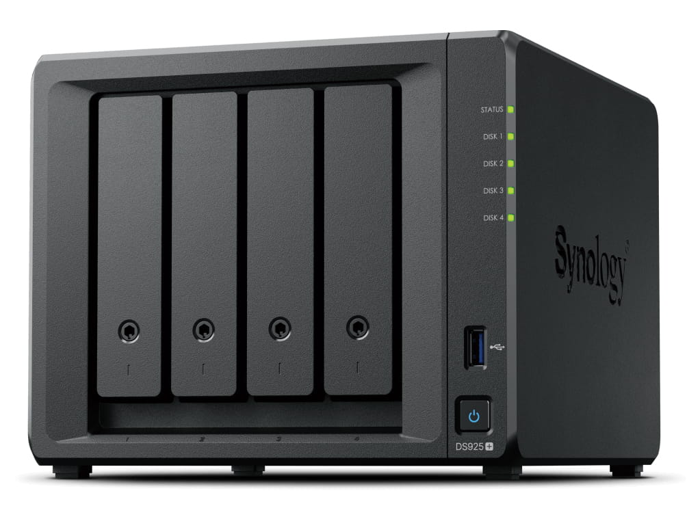 Synology Disk Station DS925+ - NAS-Server - 4 Schächte