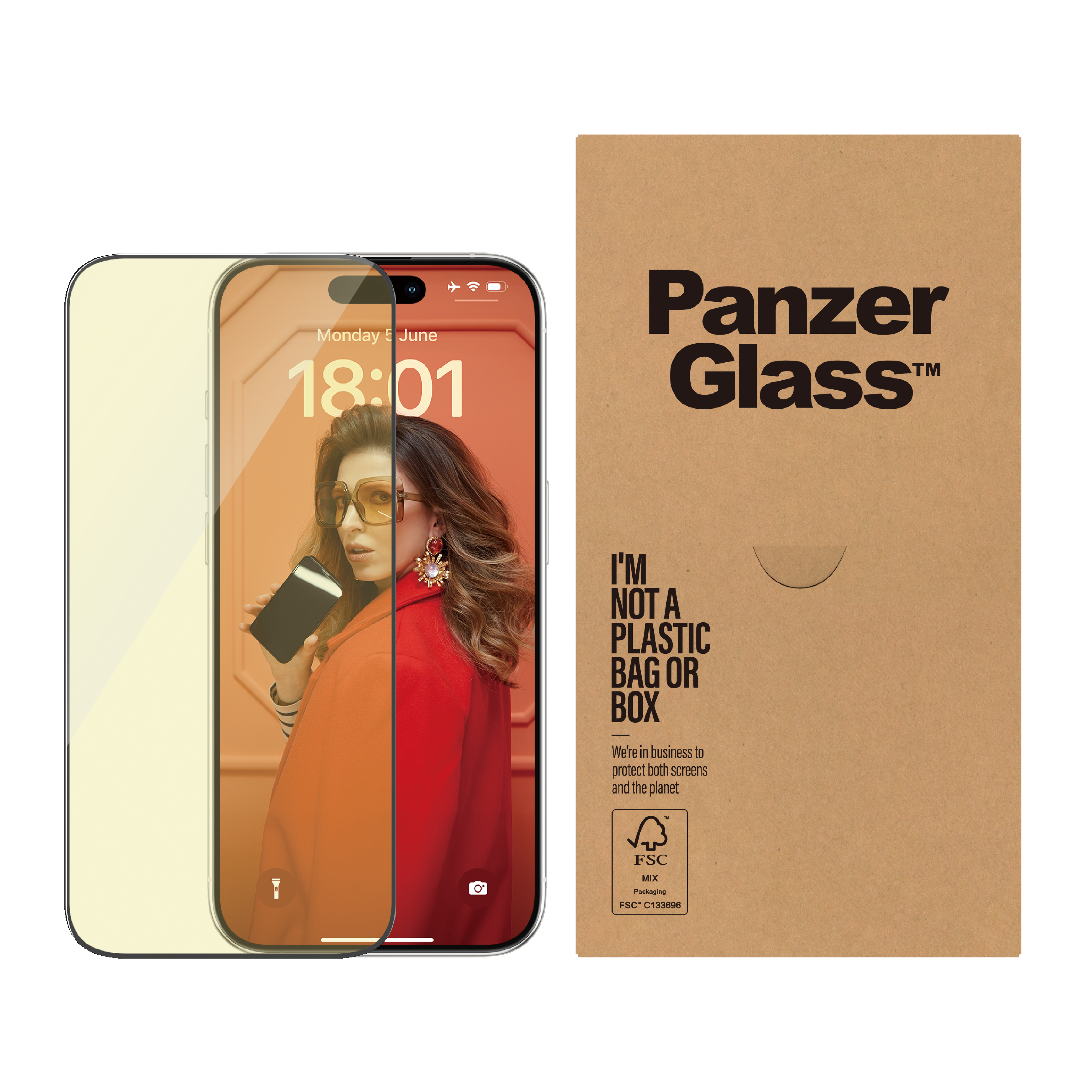 PanzerGlass ® Eyecare Displayschutz iPhone 15 Pro | Ultra-Wide Fit m. EasyAligner, Apple, Apple - iPhone 15 Pro, Trockene Anwendung, Schockresistent, Transparent, 50 Stück(e)