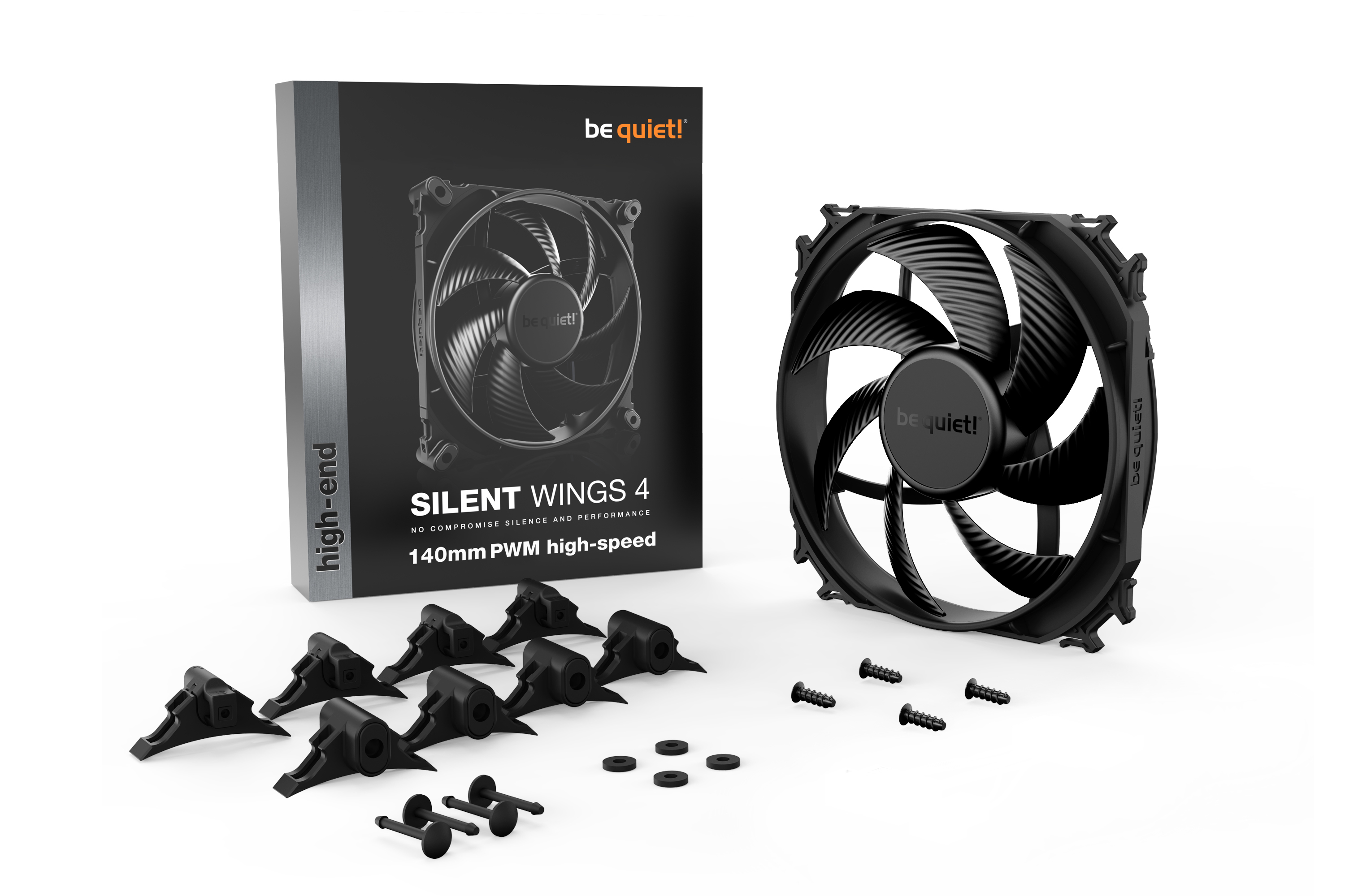 Be Quiet! Silent Wings 4 - Gehäuselüfter - PWM