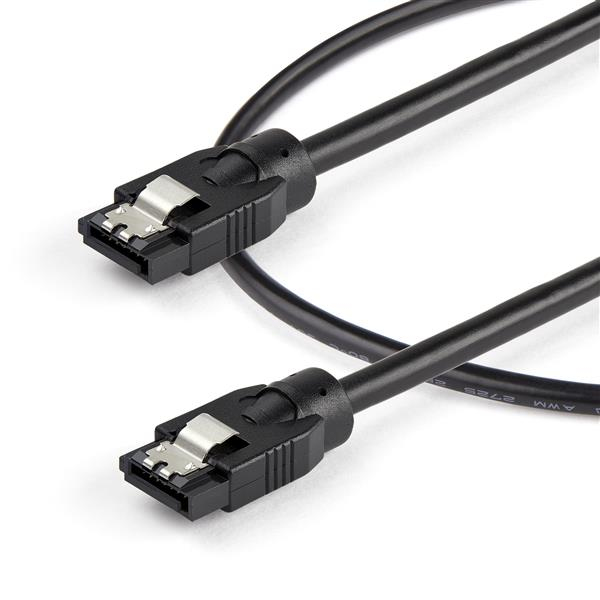 StarTech.com 0,3 m rundes SATA-Kabel - Verriegelungsstecker - 6 Gbs - SATA-Kabel - Serial ATA 150/300/600 - SATA (R)