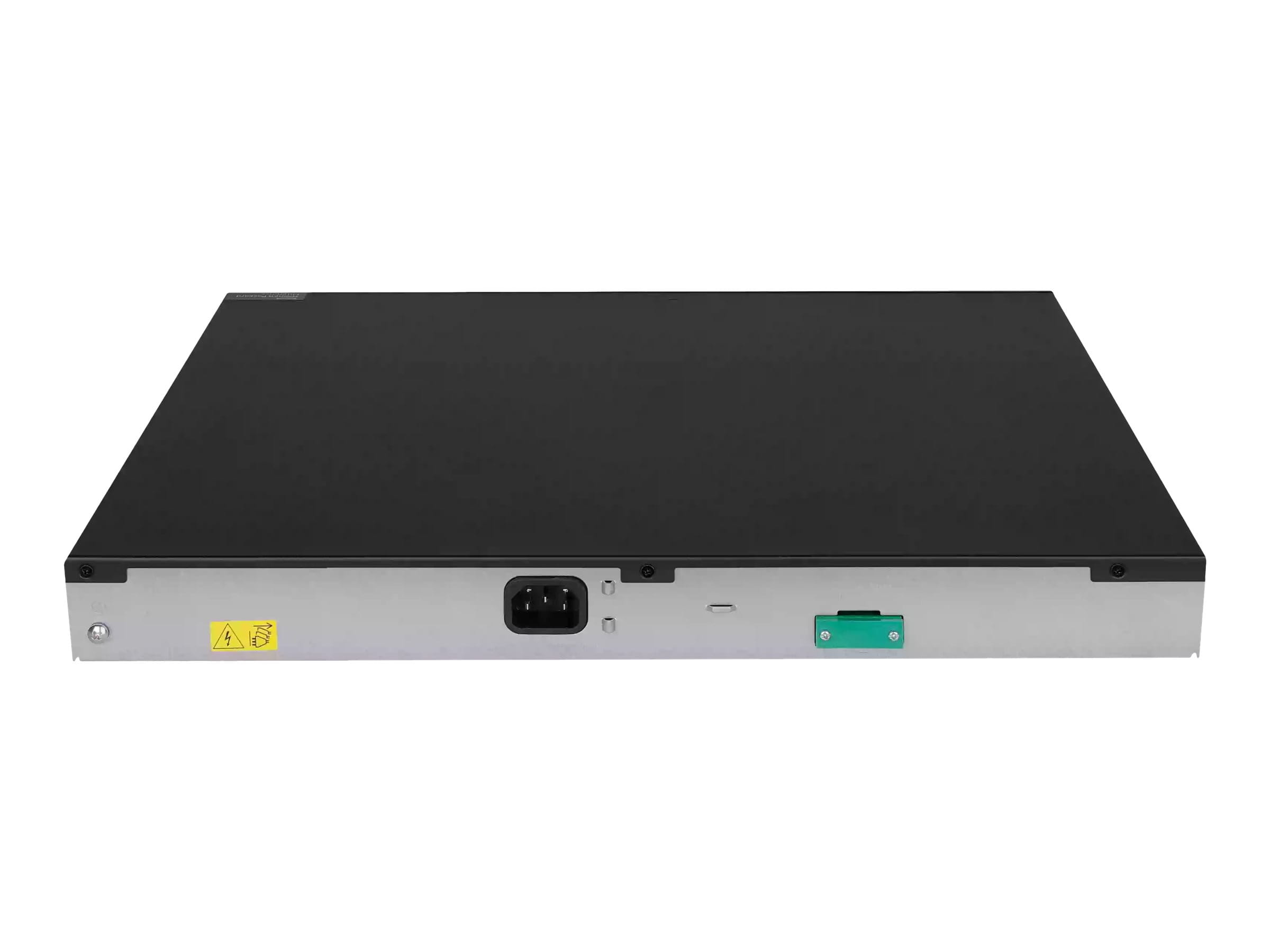 HPE FlexNetwork 5140 48G PoE+ 4SFP+ EI, Managed, L3, Gigabit Ethernet (10/100/1000), Power over Ethernet (PoE), Rack-Einbau, 1U