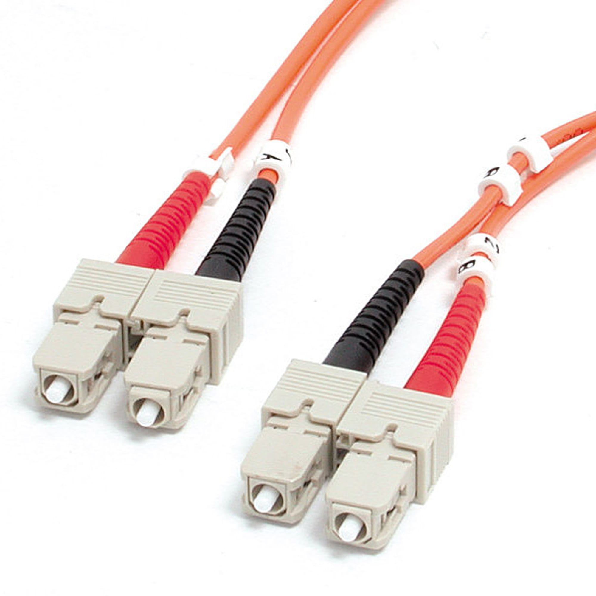 StarTech.com 1m (3.3ft) SC to SC OM1 Multimode Fiber Optic Cable, 62.5/125 Fiber Size, 10G Networks, LSZH Fiber Patch Cord - Netzwerkkabel - SC multi-mode (M)