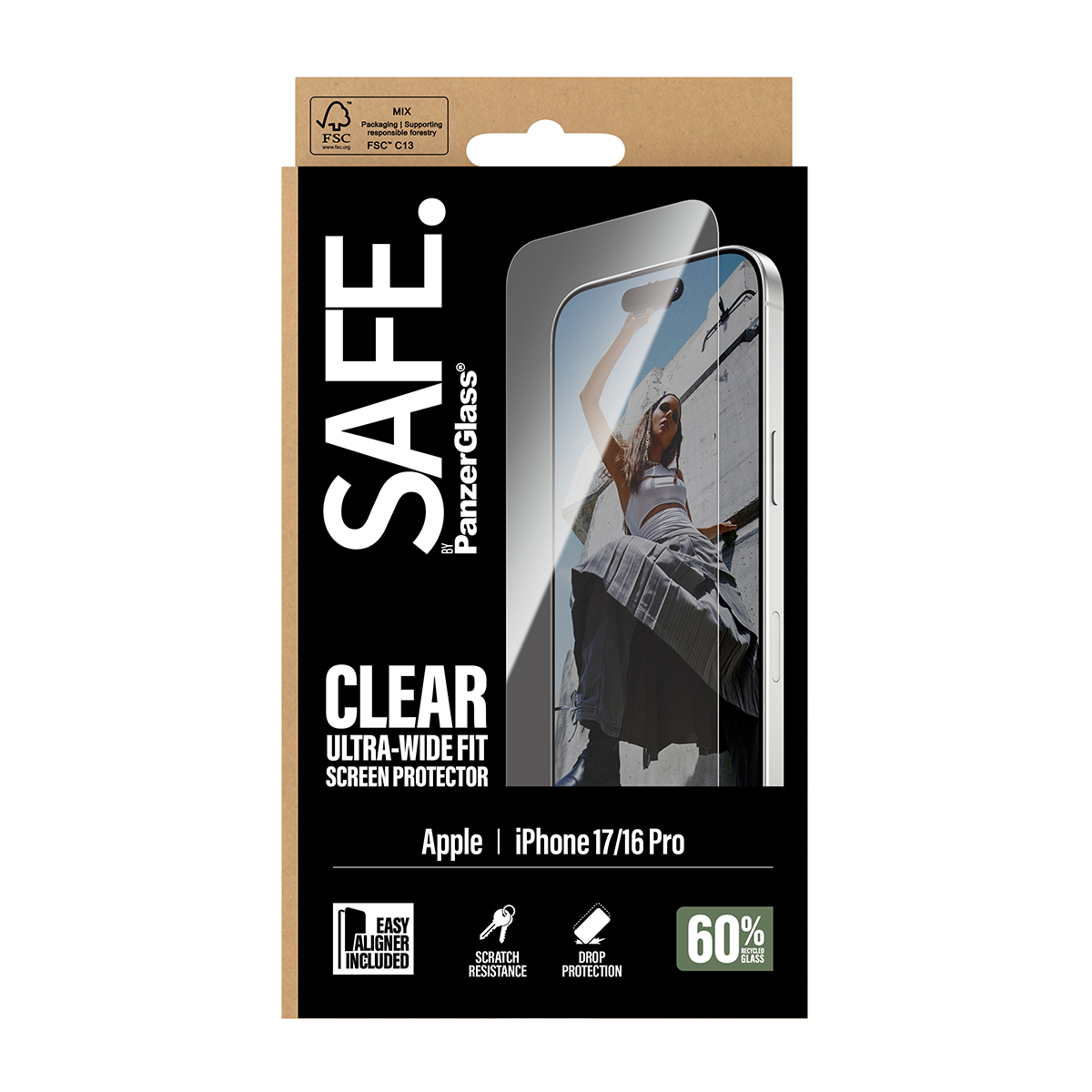 PanzerGlass SAFE. by PanzerGlass - Bildschirmschutz für Handy
