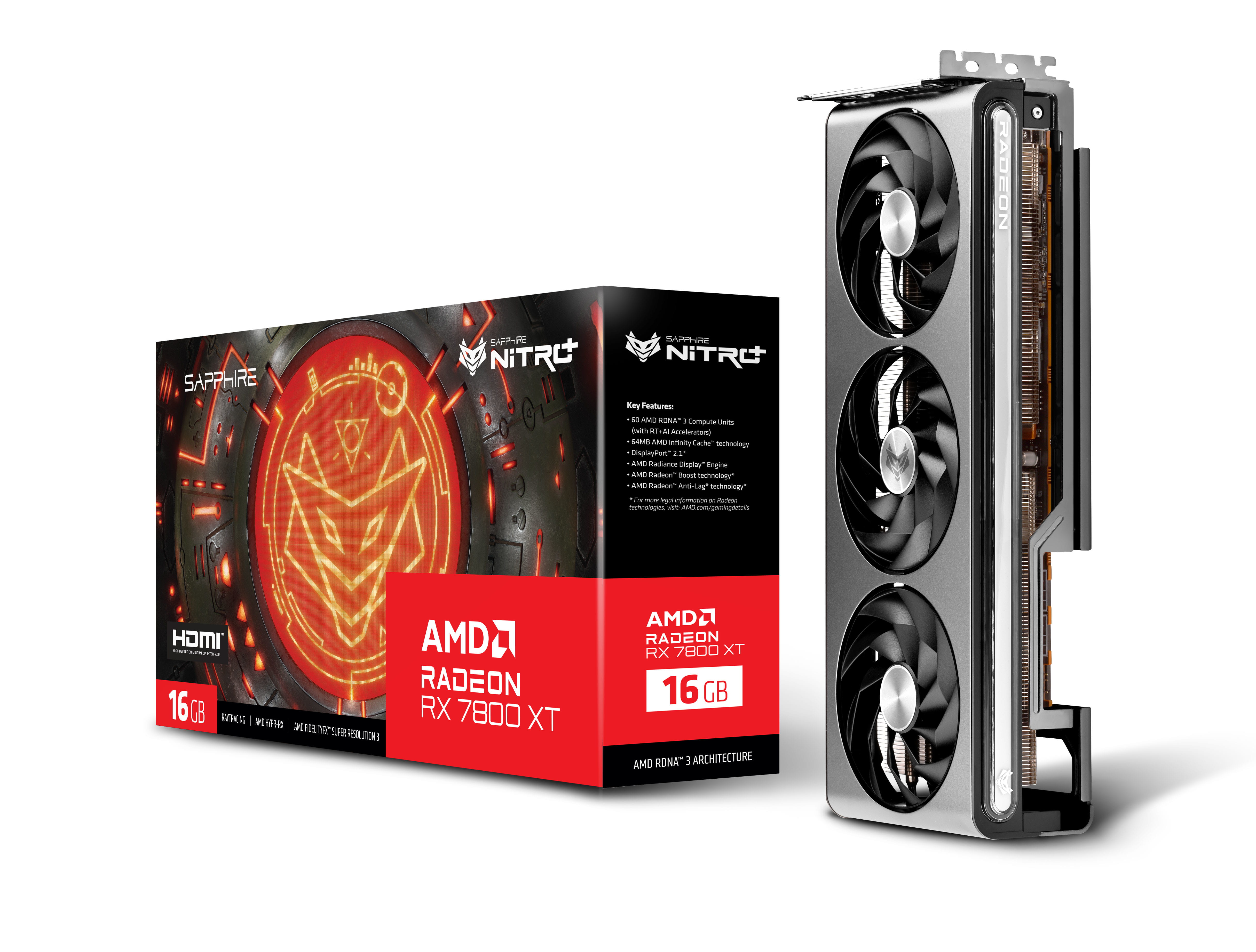 Sapphire NITRO+ Radeon RX 7800 XT - Grafikkarte