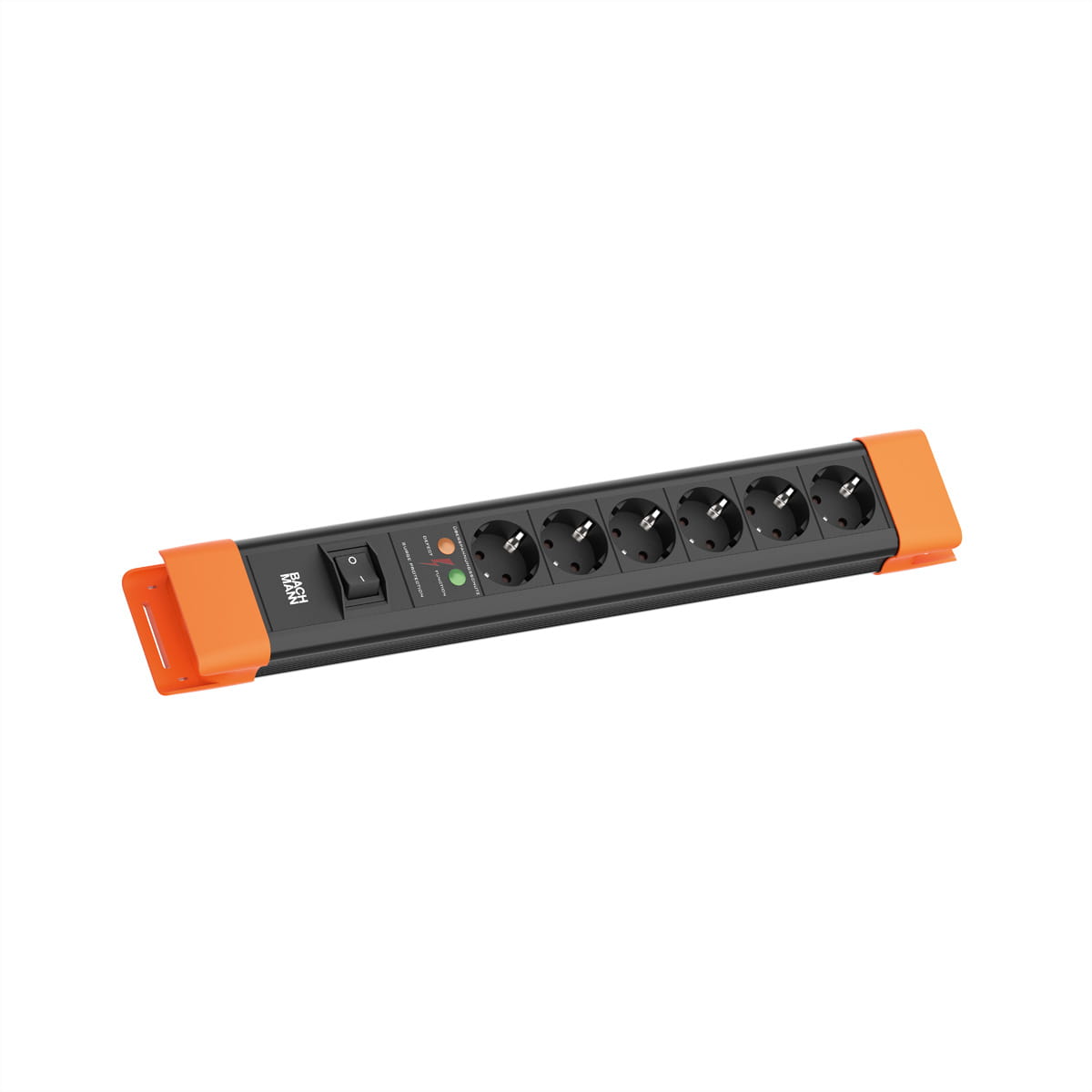 Bachmann Steckdosenleiste CONNECTUS 6xCEE7/3 1xSPD 1xSchalter CEE7/7 - Steckdosenleiste