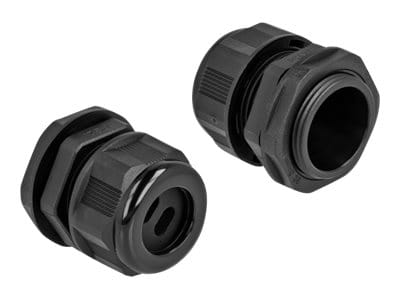 Delock Kabelverschraubung - Schwarz (Packung