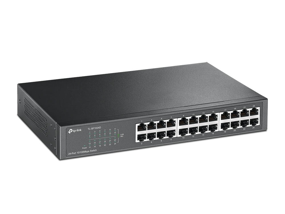 TP-LINK TL-SF1024D - Switch - 24 x 10/100 - Desktop