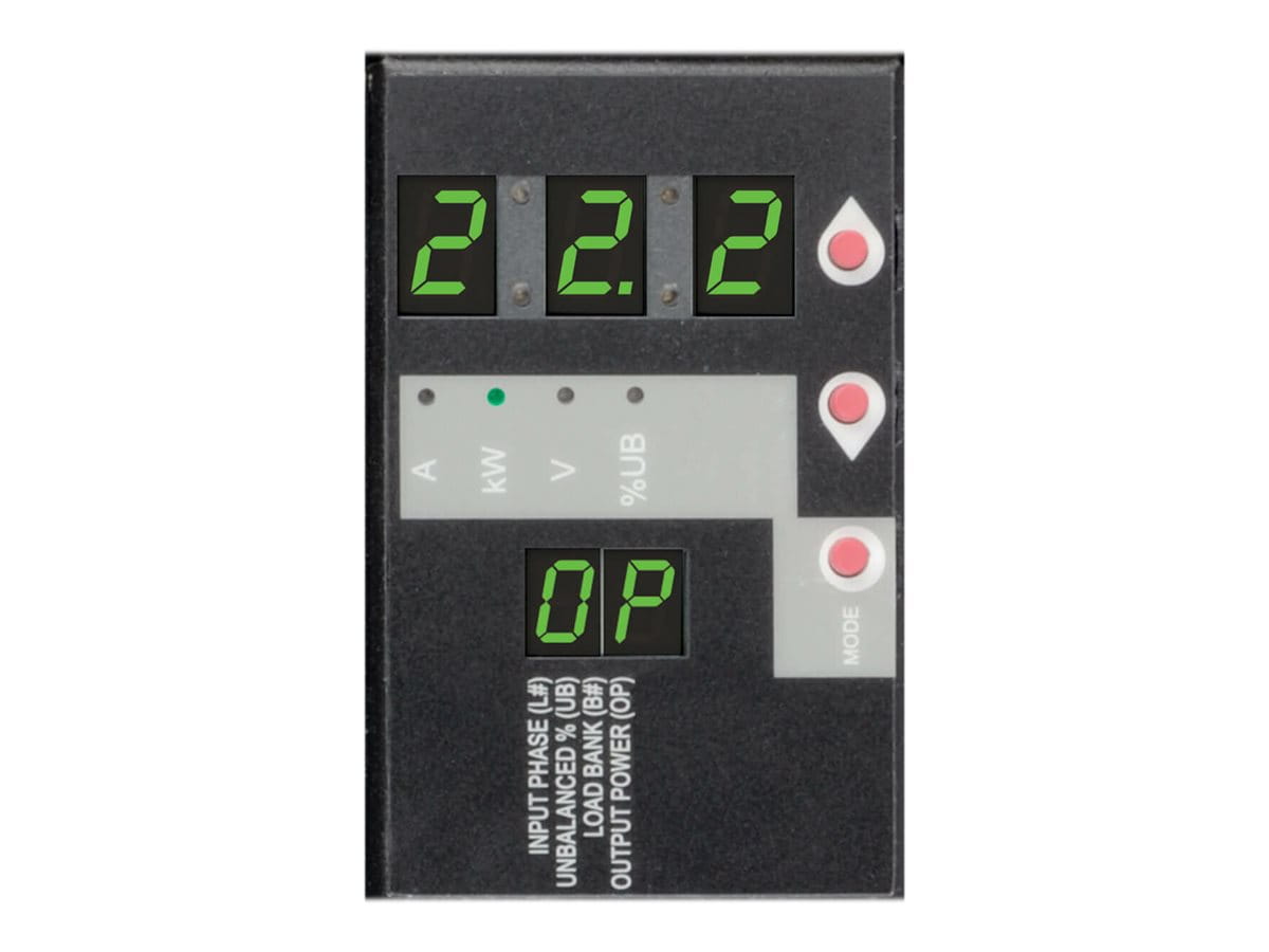 Tripp Eaton Tripp Lite Series PDU 3-Phase Metered 220/230V 22.2kW 32A IEC309 36 C13; 6 C19 0U - Vertical rackmount - Stromverteilungseinheit (Rack - einbaufähig)