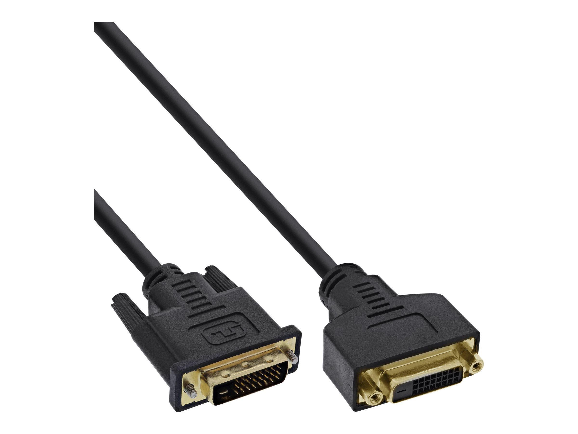 InLine DVI-D Verlängerung Premium - digital 24+1 Stecker / Buchse - Dual Link - 3m