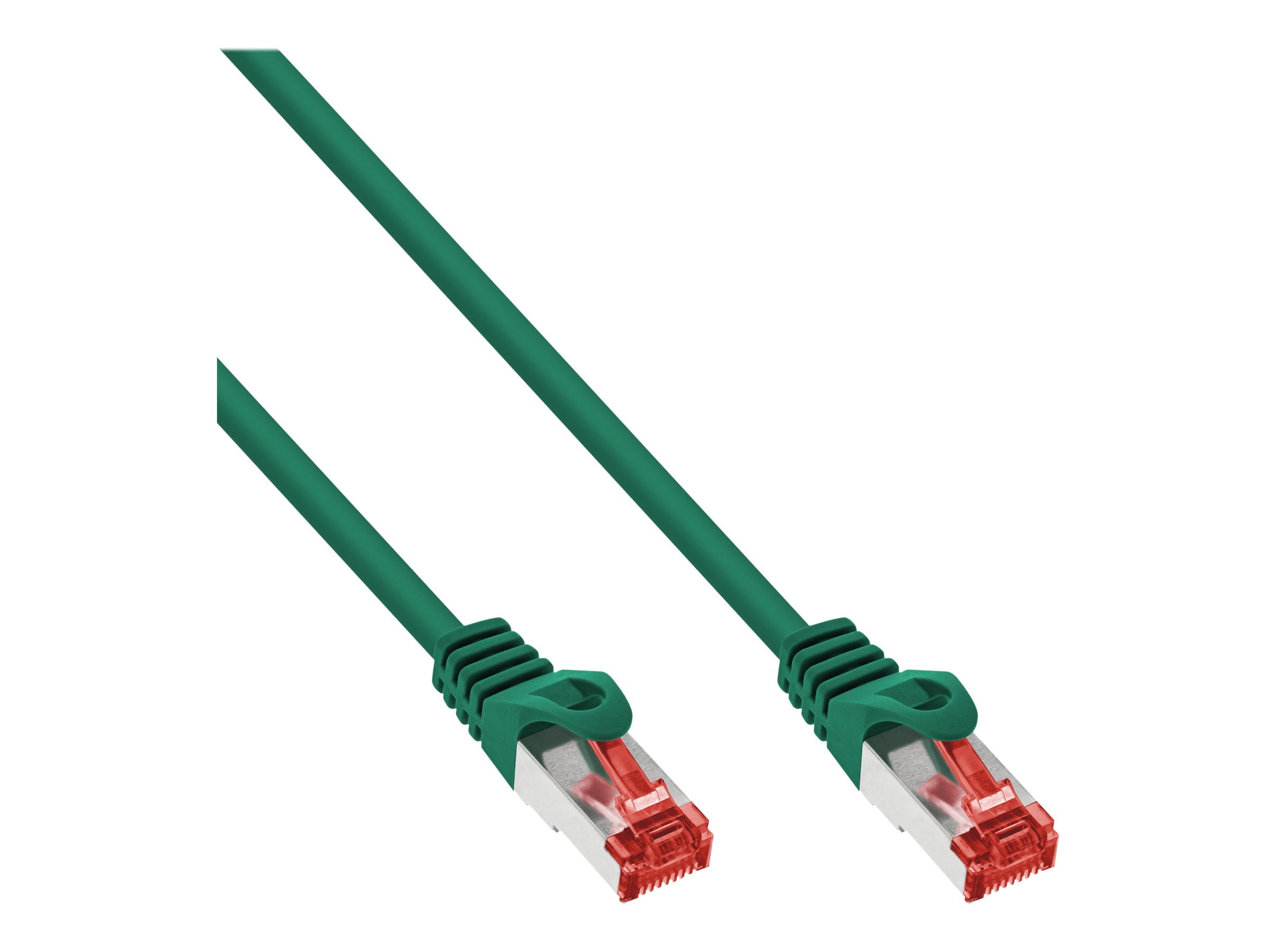 InLine 30er Bulk-Pack Patchkabel - S/FTP (PiMf) - Cat.6 - PVC - CU - grün - 3m