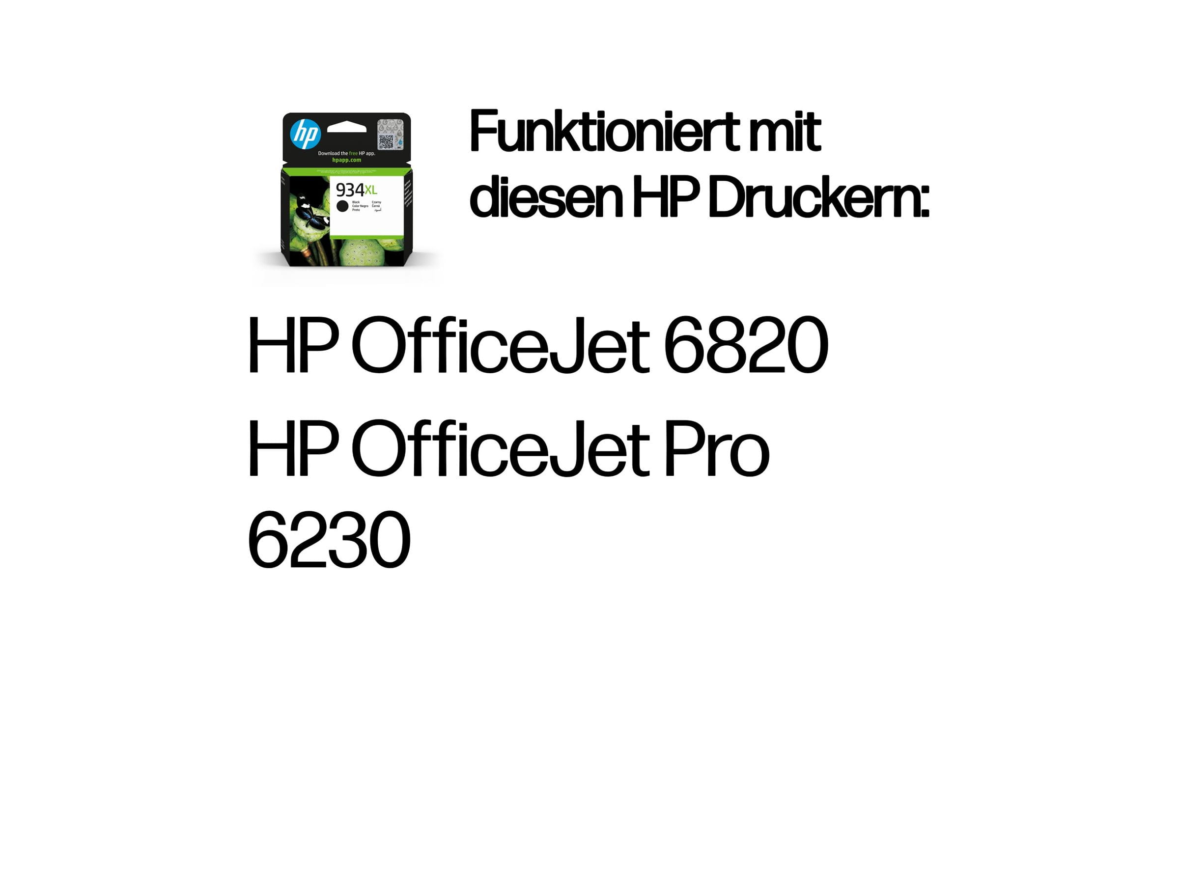 HP 934XL - 26.5 ml - Hohe Ergiebigkeit - Schwarz