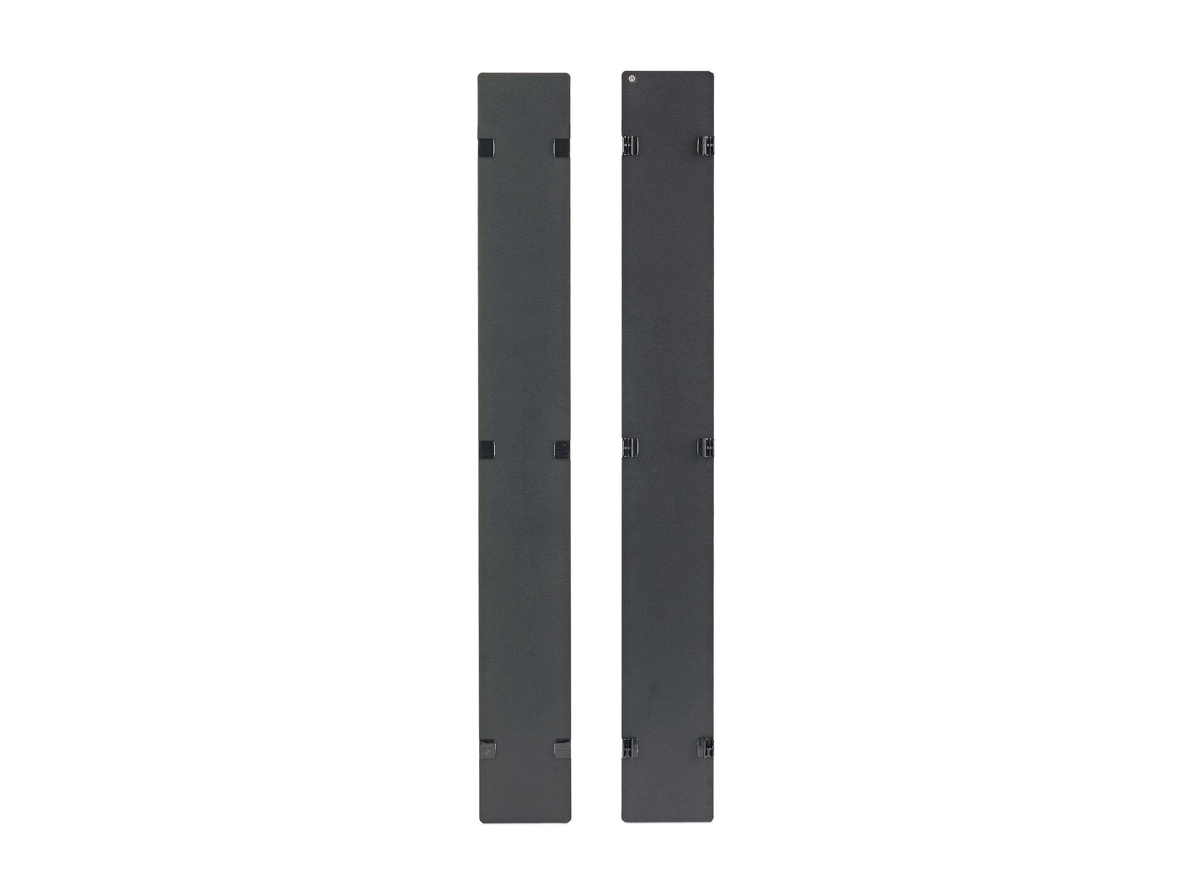 APC Rack-Kabelführungskonsolen-Abdeckung - Schwarz - 48U - TAA-konform (Packung mit 2)