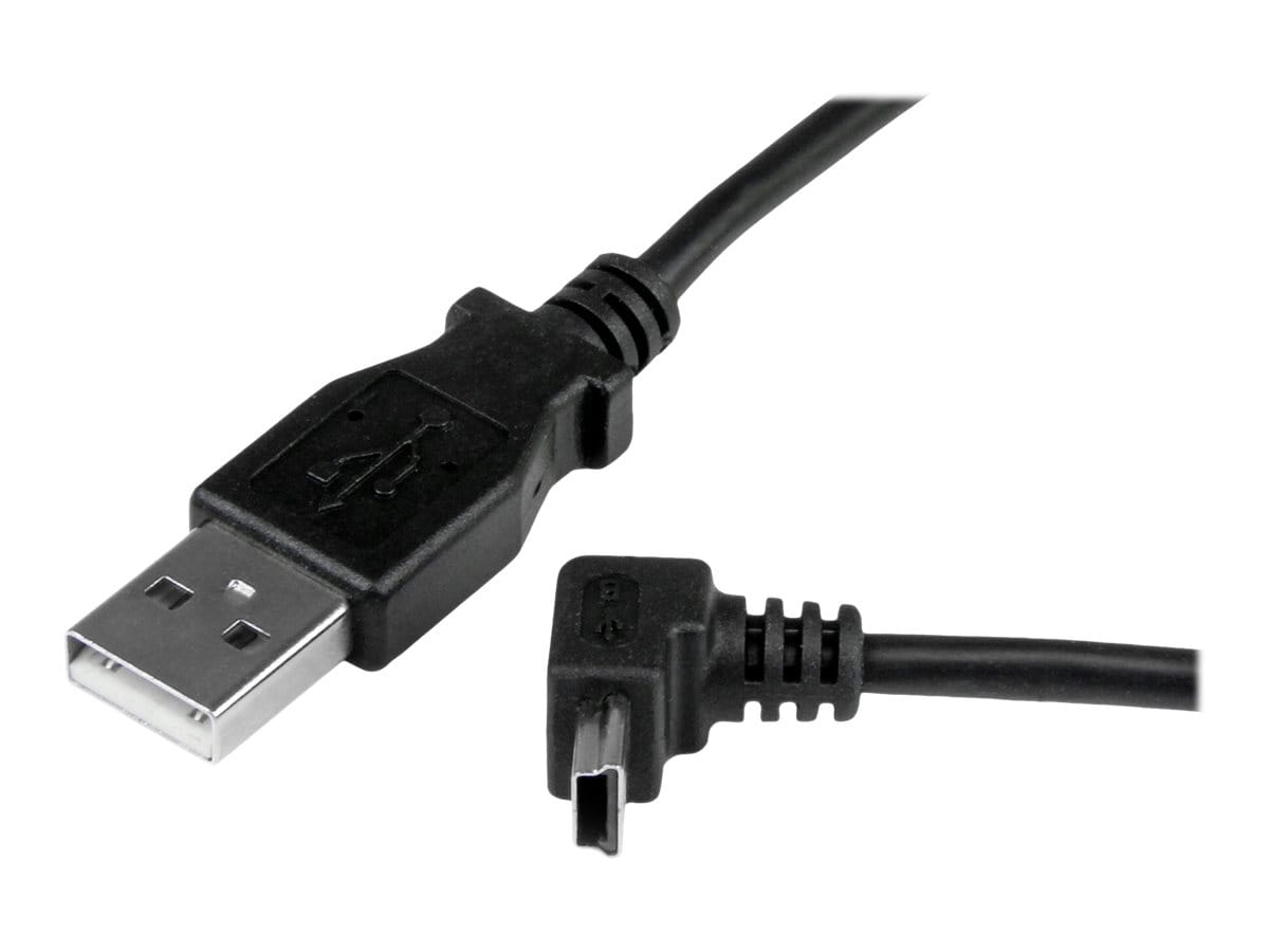 StarTech.com 1m USB auf Mini USB Anschlusskabel 90° gewinkelt - USB A zu Mini B Kabel - 1 x USB A (St)