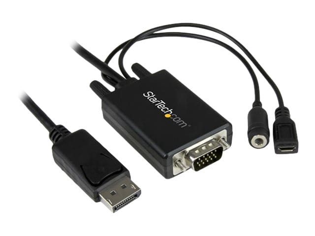 StarTech.com StarTech 3m DisplayPort auf VGA Adapterkabel mit Audio - DP zu VGA Konverter - 1920x1200 - DisplayPort-Adapter - DisplayPort (M)