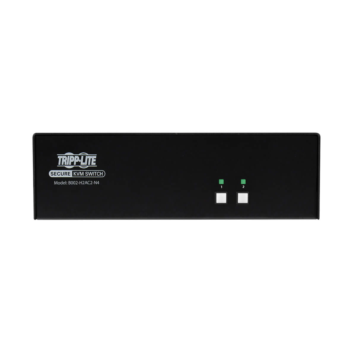 Tripp Secure KVM Switch, 2-Port, Dual Head, HDMI to HDMI, 4K, NIAP PP4.0, Audio, CAC, TAA