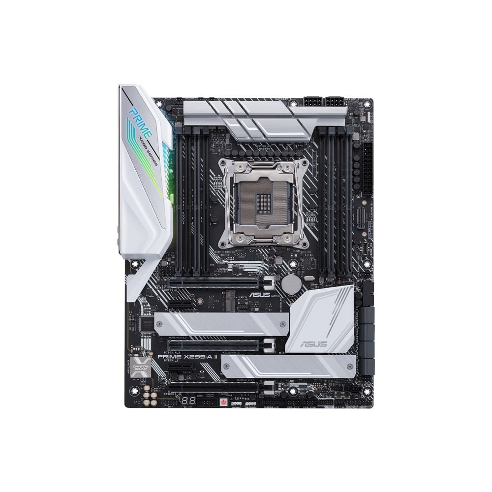 ASUS PRIME X299-A II - Motherboard - ATX - LGA2066 Socket - X299 Chipsatz - USB-C Gen2, USB 3.2 Gen 1, USB 3.2 Gen 2 - Gigabit LAN - HD Audio (8-Kanal)