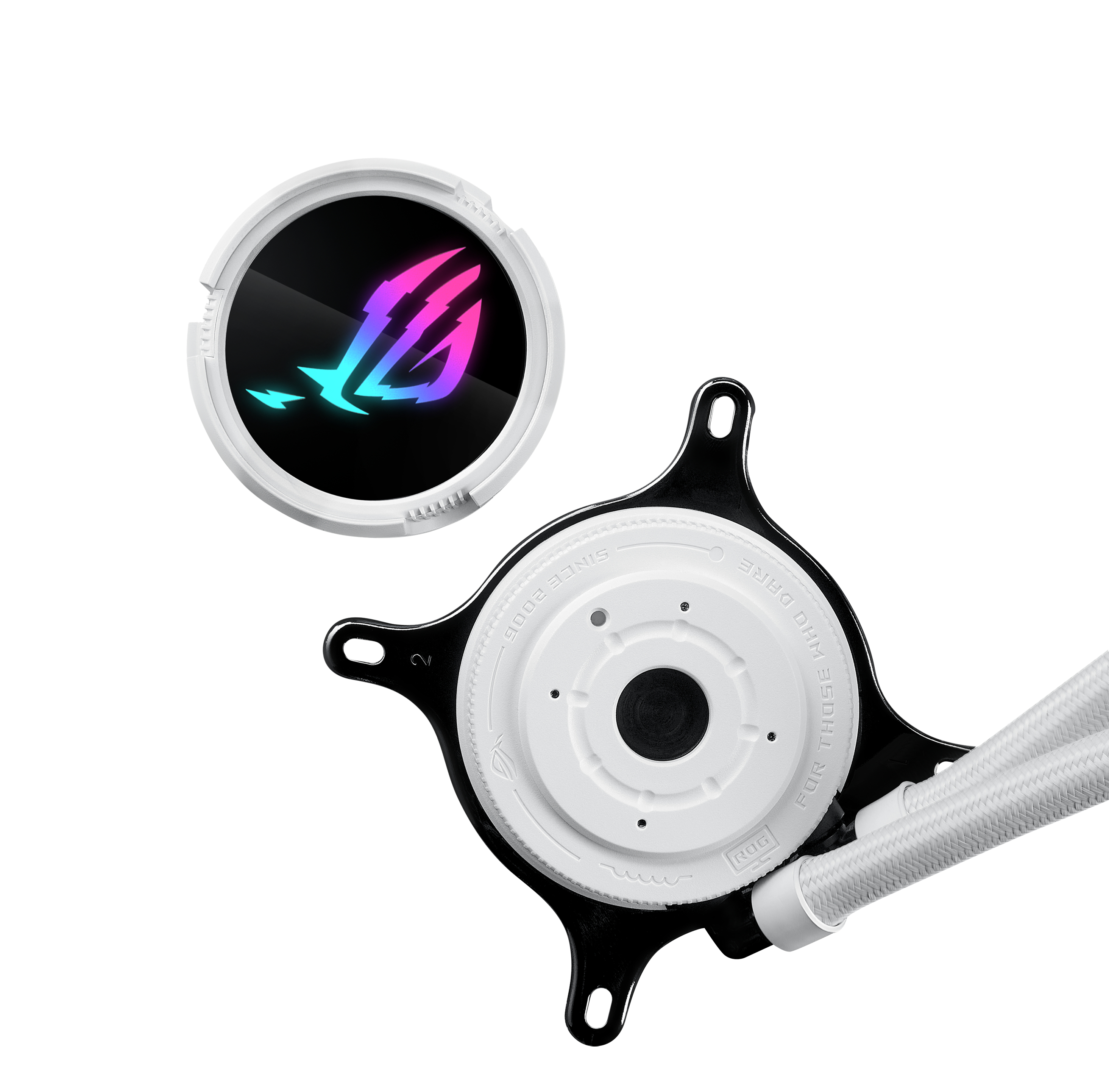 ASUS ROG STRIX LC III 360 ARGB - White Edition - Prozessor-Flüssigkeitskühlsystem - Kühlergröße: 360 mm - (für: AM4, LGA1200, LGA1700, AM5, LGA115x Socket)