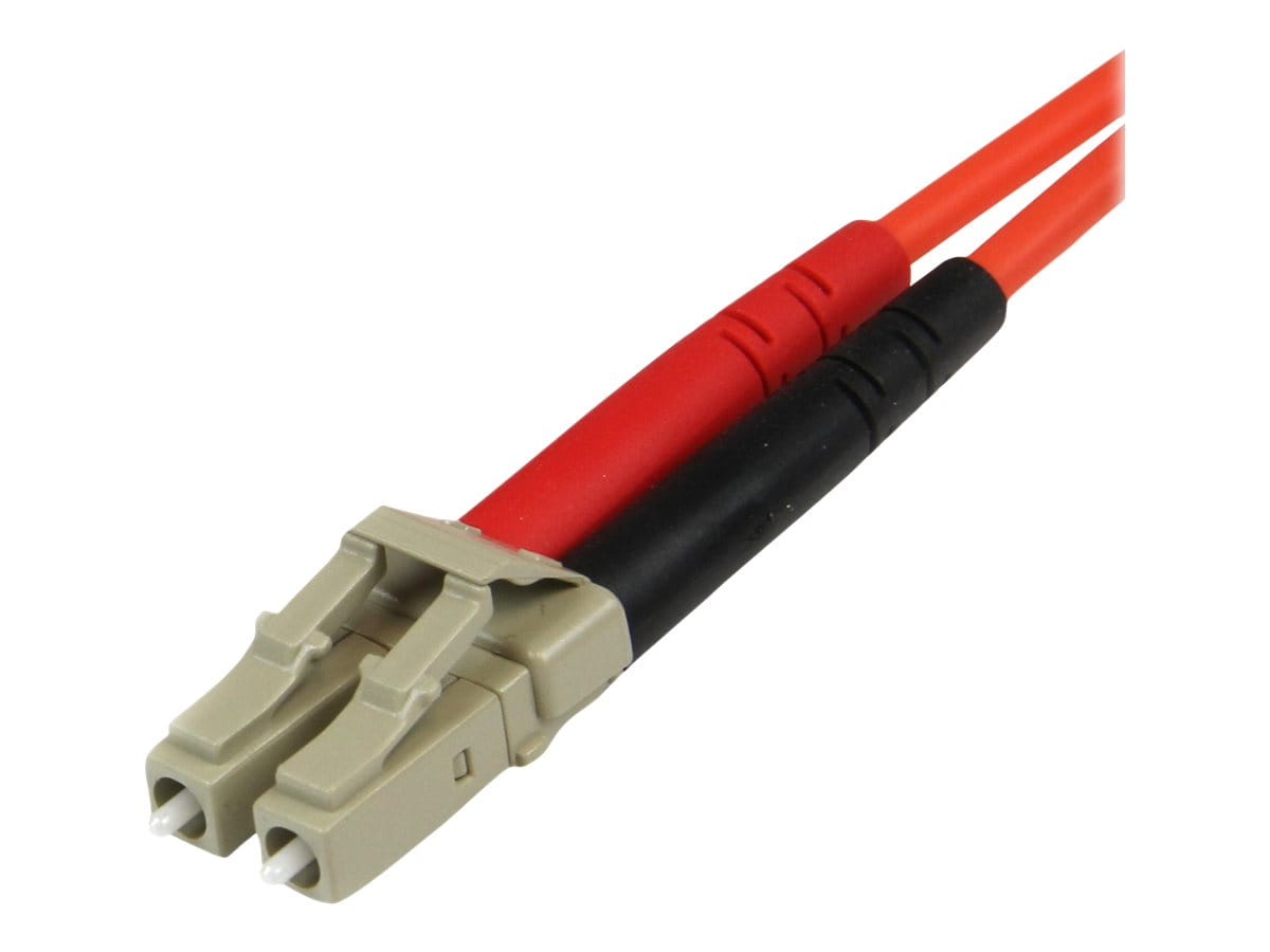 StarTech.com 5m Fiber Optic Cable - Multimode Duplex 50/125 - LSZH - LC/ST - OM2 - LC to ST Fiber Patch Cable - Patch-Kabel - ST multi-mode (M)