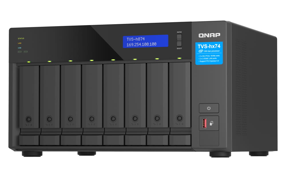 QNAP TVS-H874 - NAS-Server - 8 Schächte - SATA