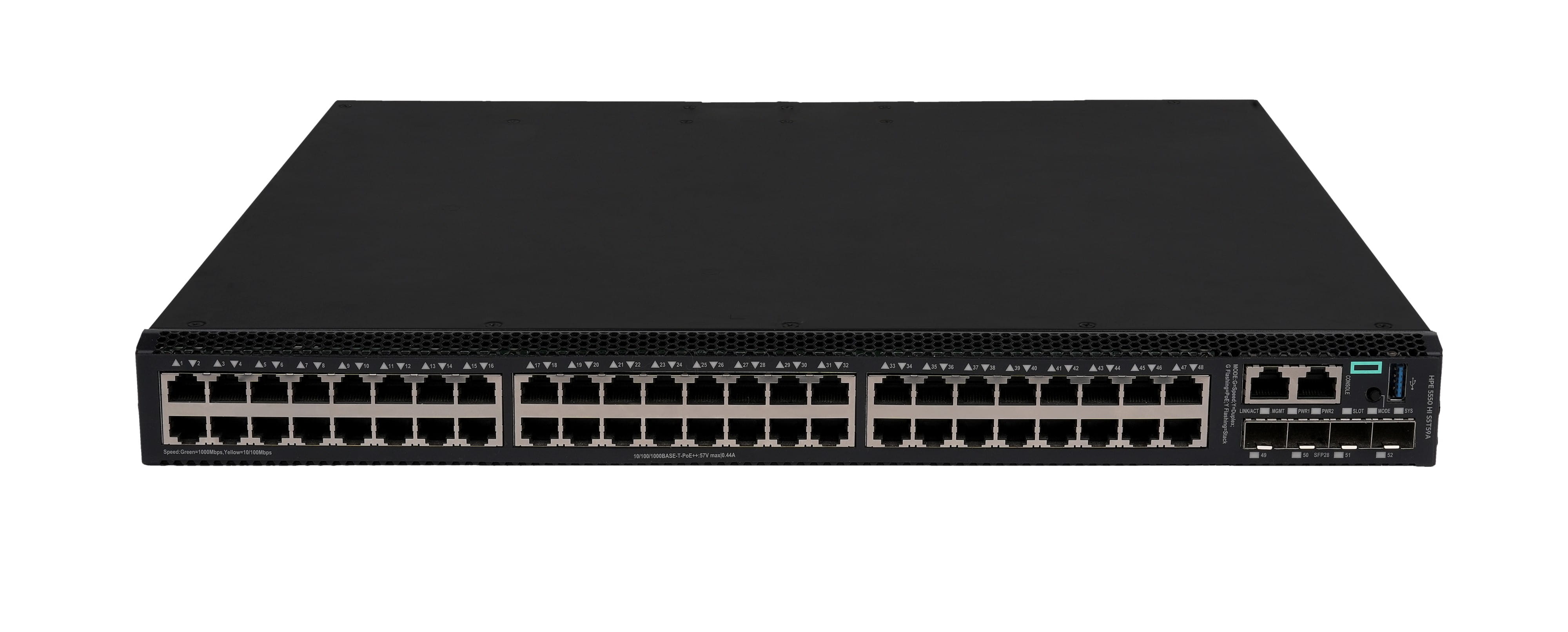 HPE Networking Comware 5550HI - Switch - 1 Slot - L3 - managed - 48 x 10/100/1000Base-T (PoE++)
