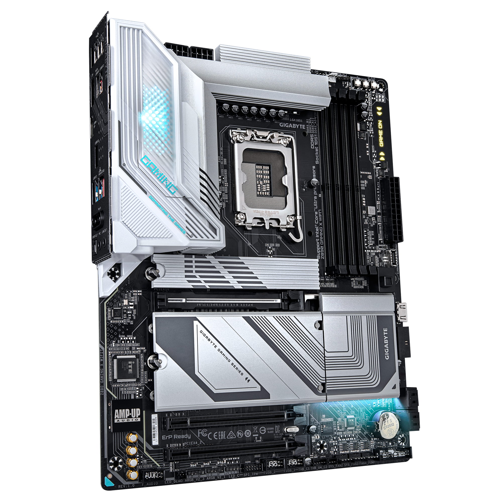 Gigabyte Z890 GAMING X WIFI7 - Motherboard - ATX - LGA1851-Sockel - Z890 Chipsatz - USB4, USB-C 3.2 Gen2, USB 3.2 Gen 2, USB 3.2 Gen 1 - 2.5 Gigabit LAN, Bluetooth, Wi-Fi 7 - Onboard-Grafik (CPU erforderlich)