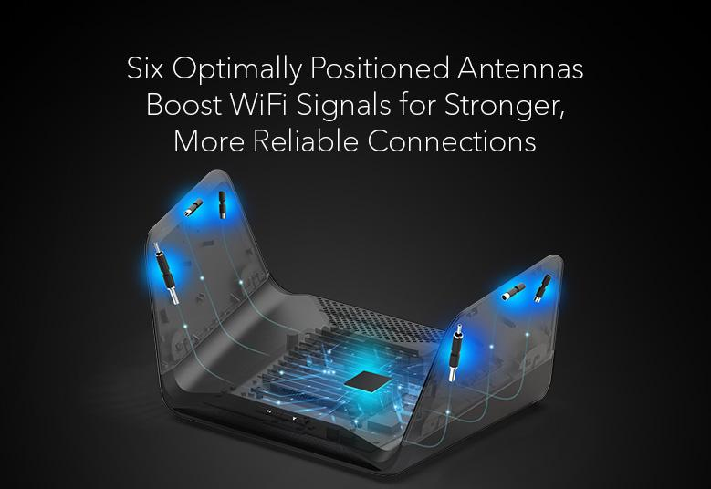 Netgear Nighthawk RAXE300 - Wireless Router 4-Port-Switch