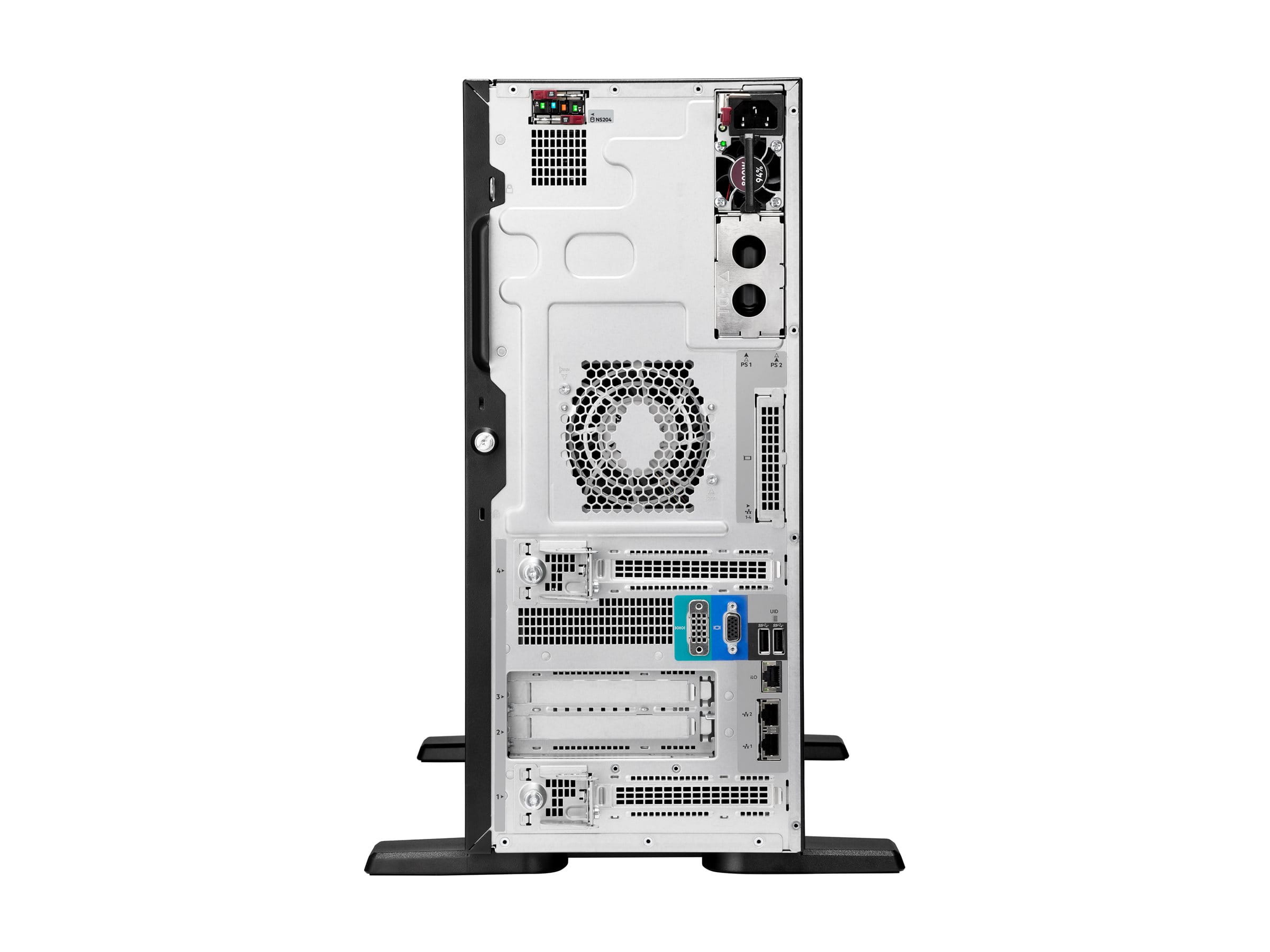 HPE ProLiant ML110 Gen11 - Server - Tower - 4.5U - 1-Weg - 1 x Xeon Silver 4510 / 2.4 GHz - RAM 64 GB - SATA/SAS/NVMe - Hot-Swap 6.4 cm (2.5")