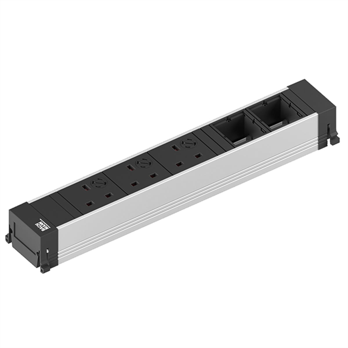 Bachmann POWER FRAME - Größe L - Steckdosenleiste - Wechselstrom 250 V - Eingabe, Eingang GST18i3 - Ausgangsanschlüsse: 3 (3 x BS 1363)