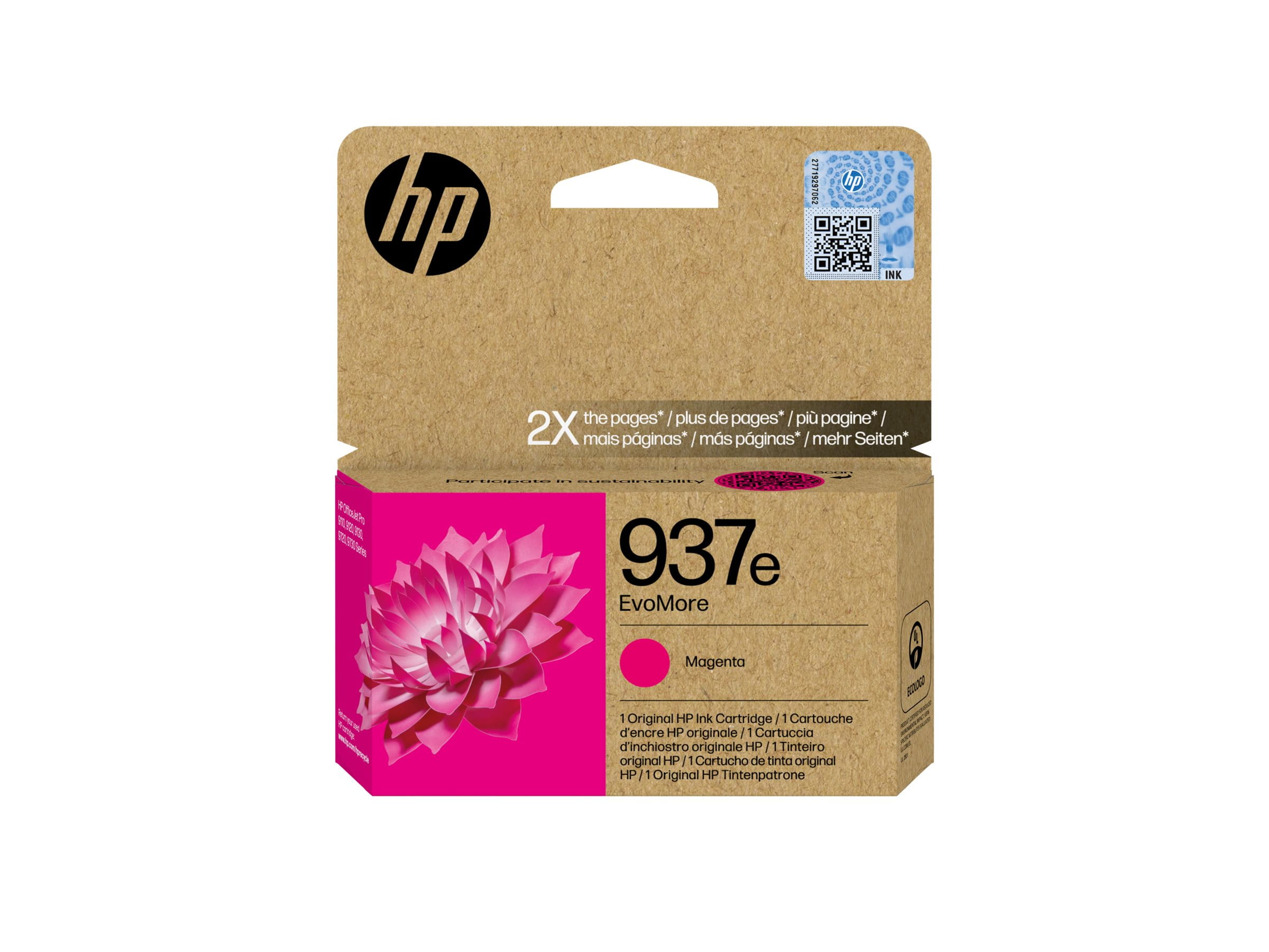 HP 937e EvoMore - Magenta - original - Tintenpatrone