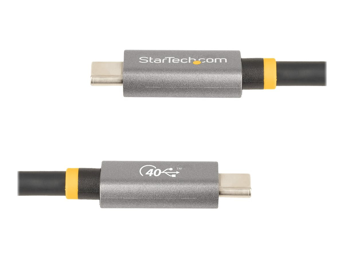 StarTech.com 1 m USB4 Kabel, USB-IF zertifiziertes USB C Kabel, 40Gbit/s - USB-Kabel - USB-C (M)