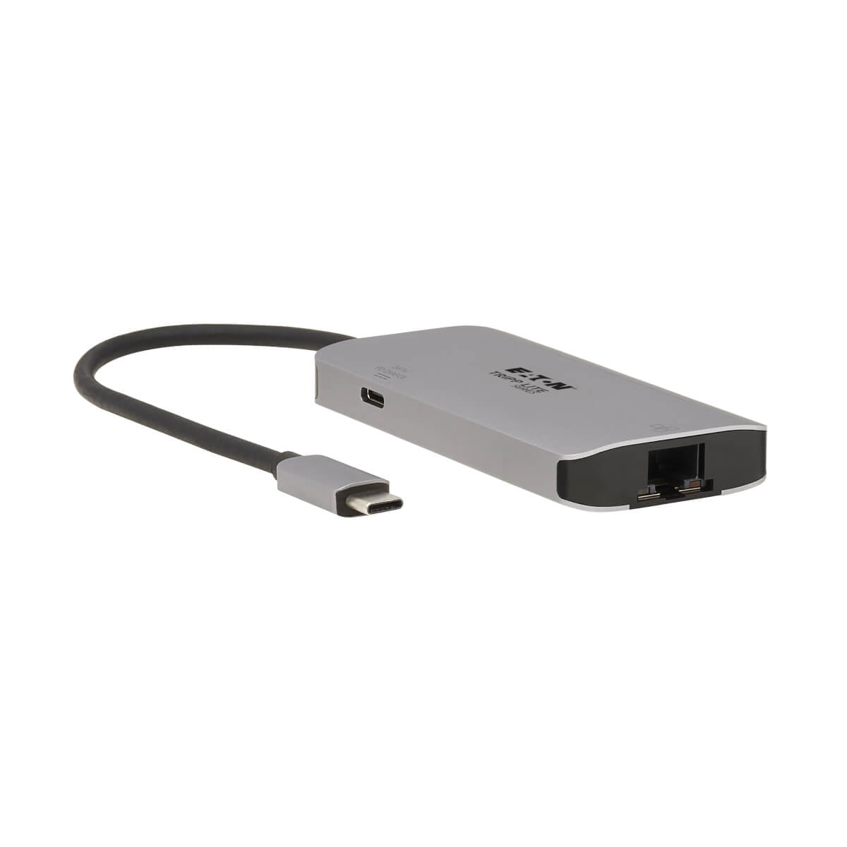 Tripp Eaton Tripp Lite Series USB C Hub - 3-Port USB 3.2 Gen 1, 3 USB-A Ports, GbE, Thunderbolt 3, 100W PD Charging, Aluminum Housing