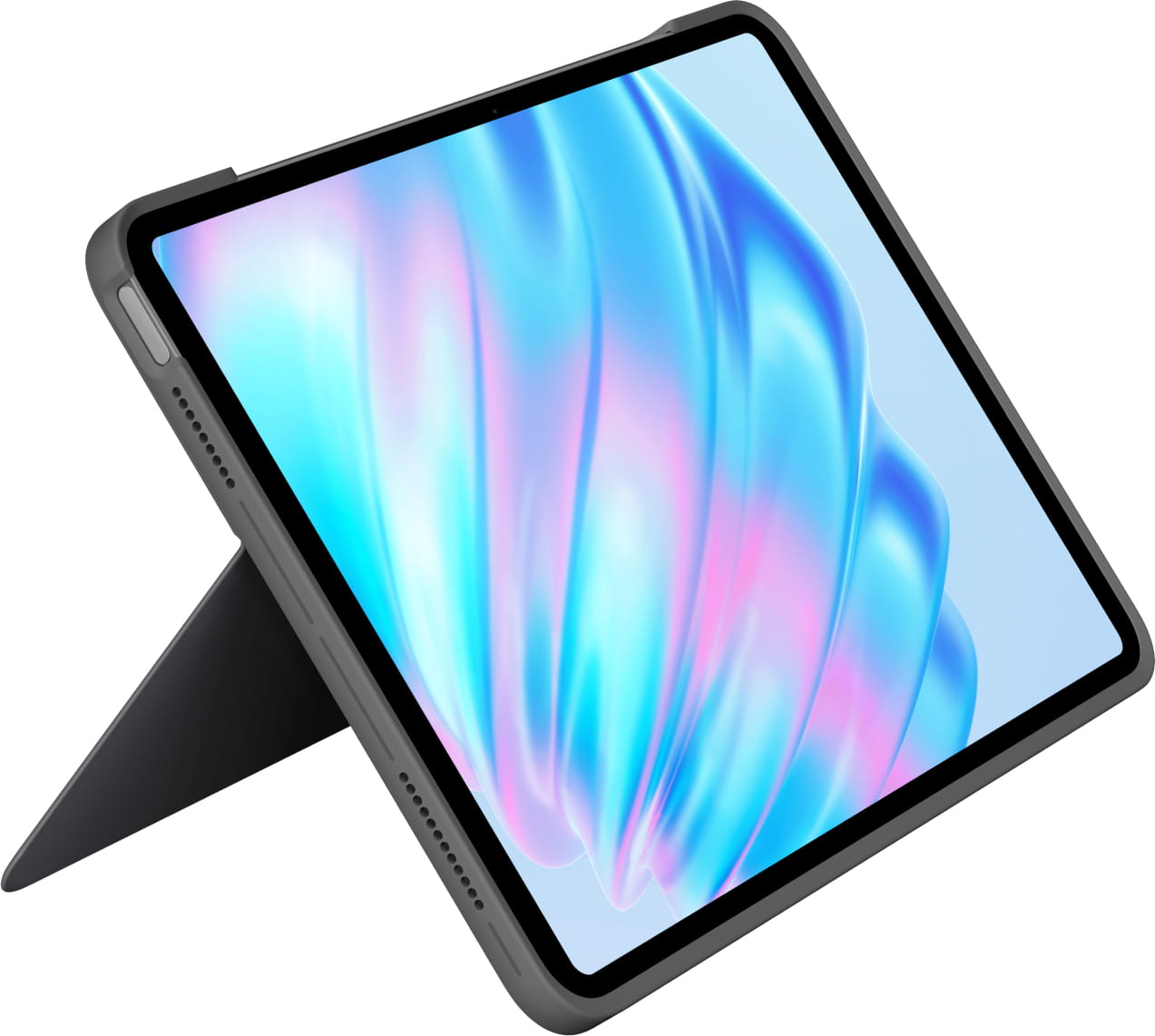 Logitech Combo Touch - Tastatur und Foliohülle - mit Trackpad - hintergrundbeleuchtet - Apple Smart connector - QWERTY - US International - Oxford Gray - für Apple 11-inch iPad Air (M2, M3)