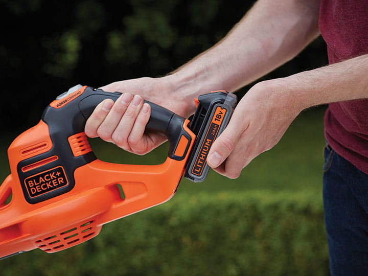 Black & Decker GWC1820PC, Handgehaltenes Gebläse, 209 km/h, Blasen, Schwarz, Orange, 18 V, Lithium