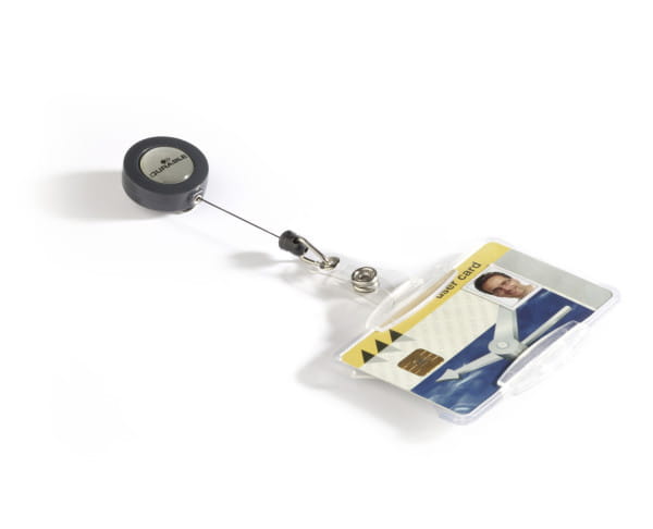 Durable Namensschildhalterung - für 54 x 85 mm - durchsichtig (Packung mit 10)