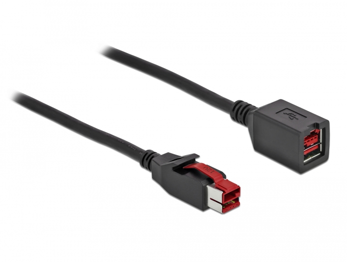 Delock PoweredUSB Verlängerungskabel - USB PlusPower (24 V)