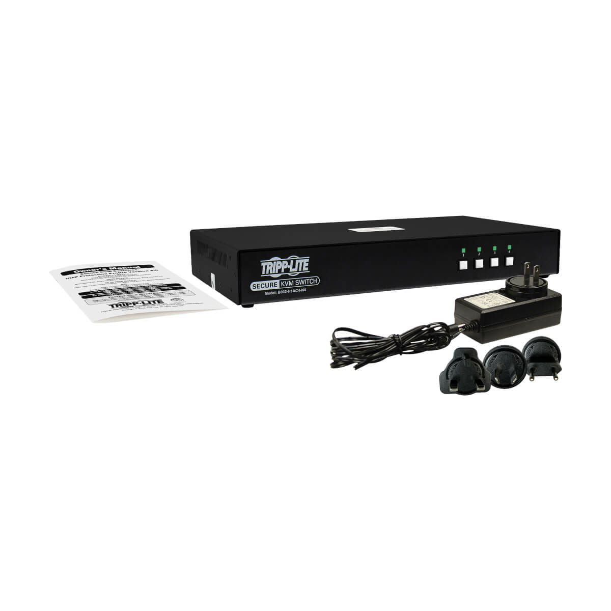 Tripp Secure KVM Switch, 4-Port, Single Head, DP to HDMI (x4)