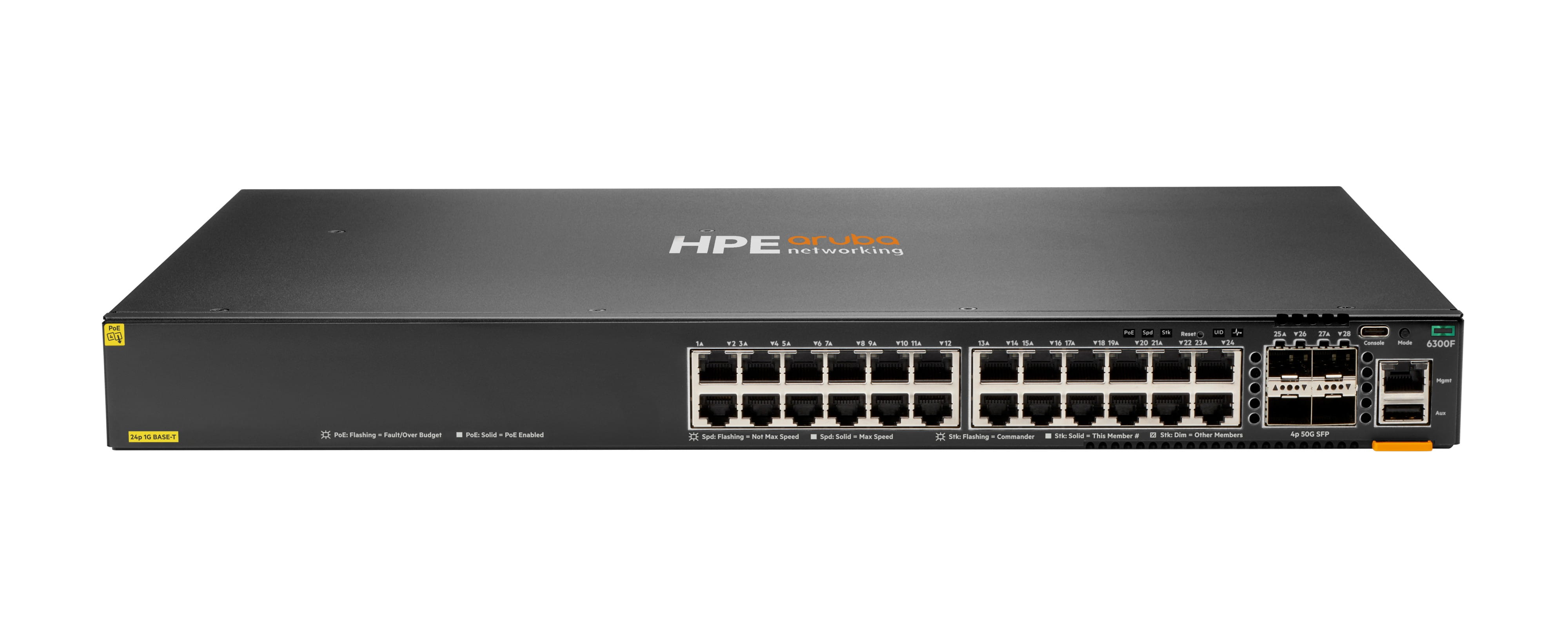 HPE Aruba Networking 6300F - Switch - L3 - managed - 24 x 10/100/1000 (PoE+)
