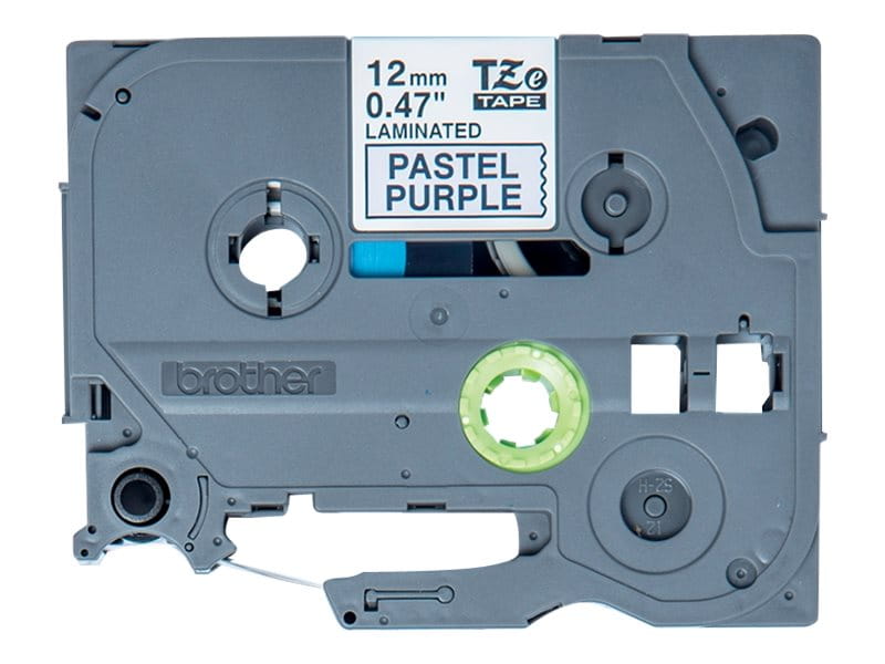 Brother TZe-MQF31 - Schwarz auf Pastelllila - Rolle (1,2 cm x 8 m)