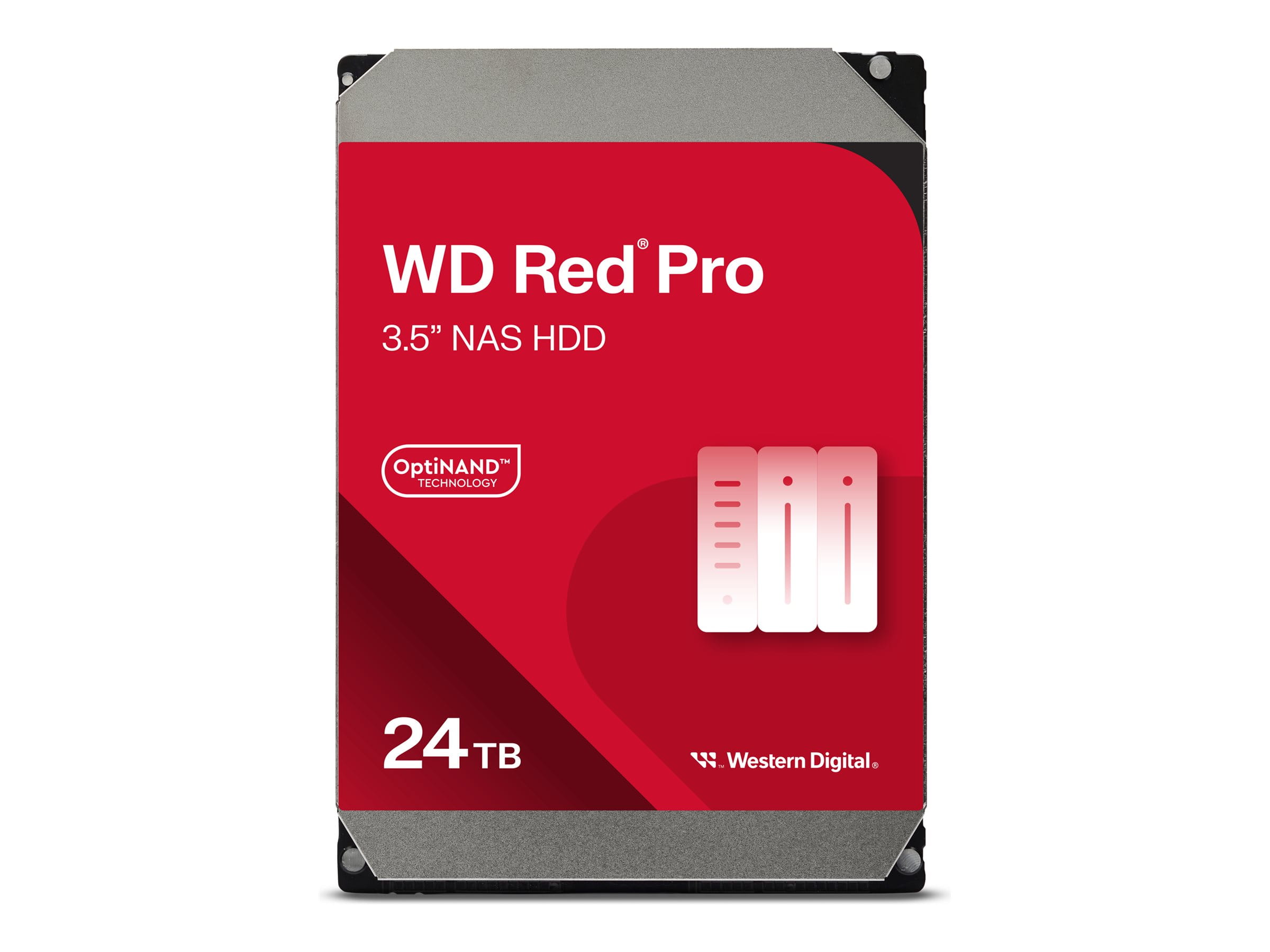 WD Red Pro WD240KFGX - Festplatte - Enterprise - 24 TB - intern - 3.5" (8.9 cm)