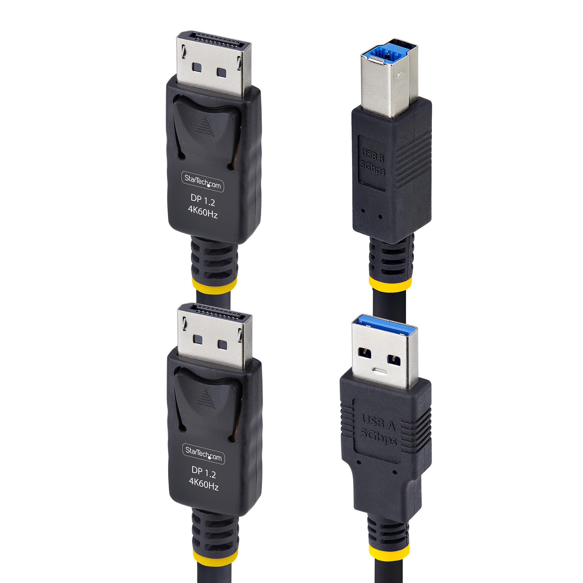 StarTech.com 6ft (1.8m) DisplayPort and USB 5Gbps KVM Cable - Tastatur- / Video- / Maus- (KVM-)