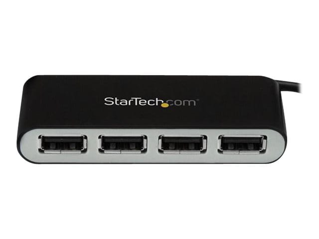 StarTech.com Mobiler 4-Port-USB 2.0-Hub mit integriertem