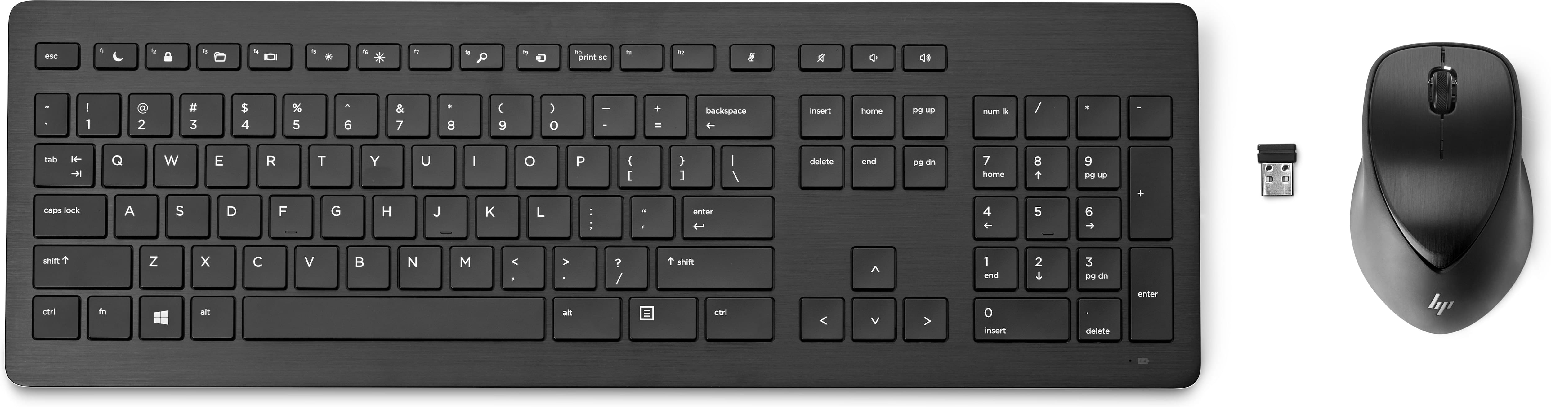 HP Wireless Rechargeable 950MK - Tastatur-und-Maus-Set