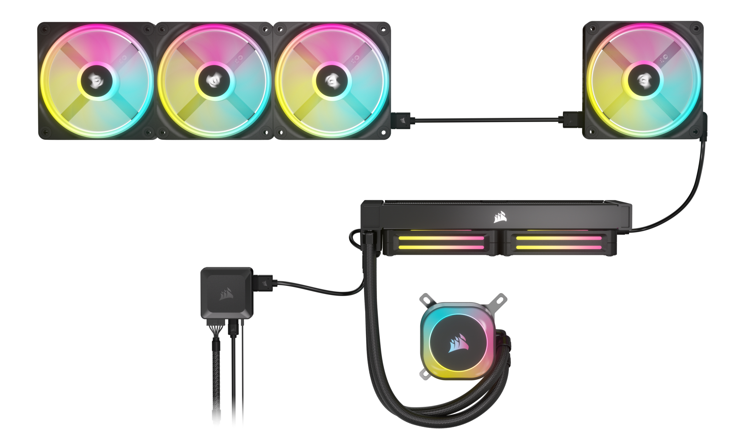 Corsair iCUE LINK QX120 RGB - Gehäuselüfter