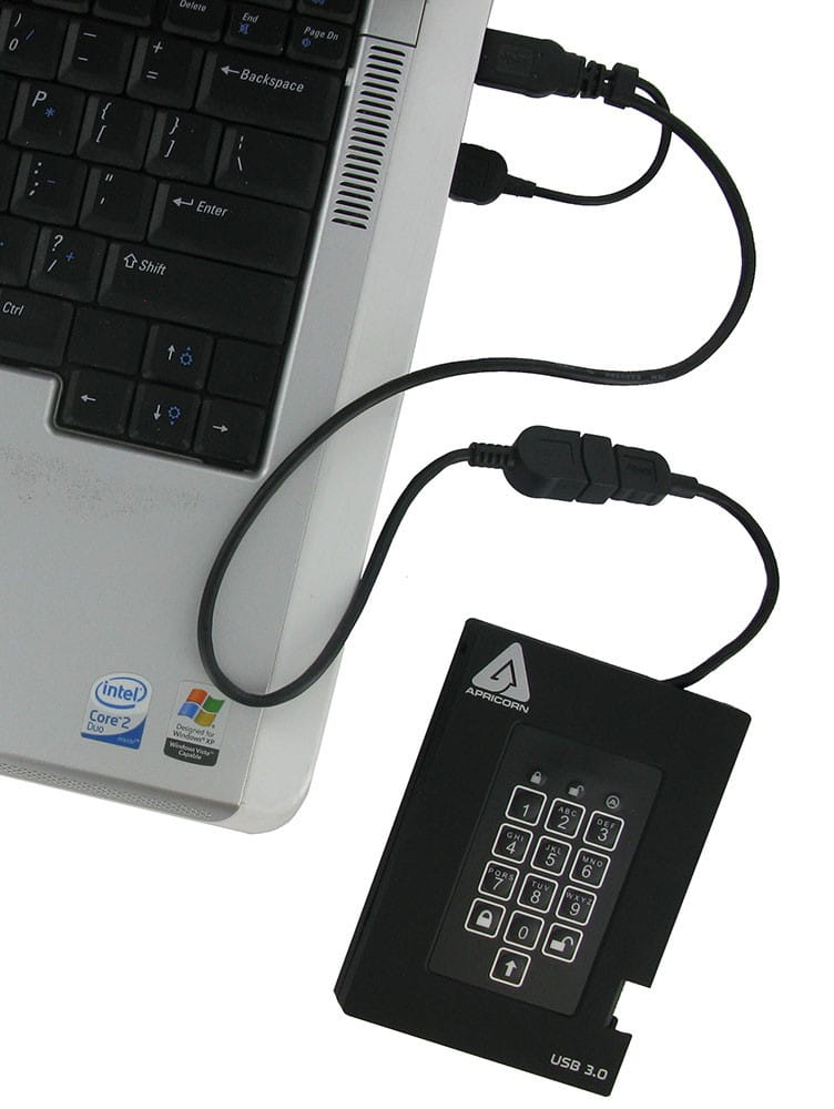 Apricorn Aegis Padlock Fortress - SSD - verschlüsselt - 256 GB - extern (tragbar)