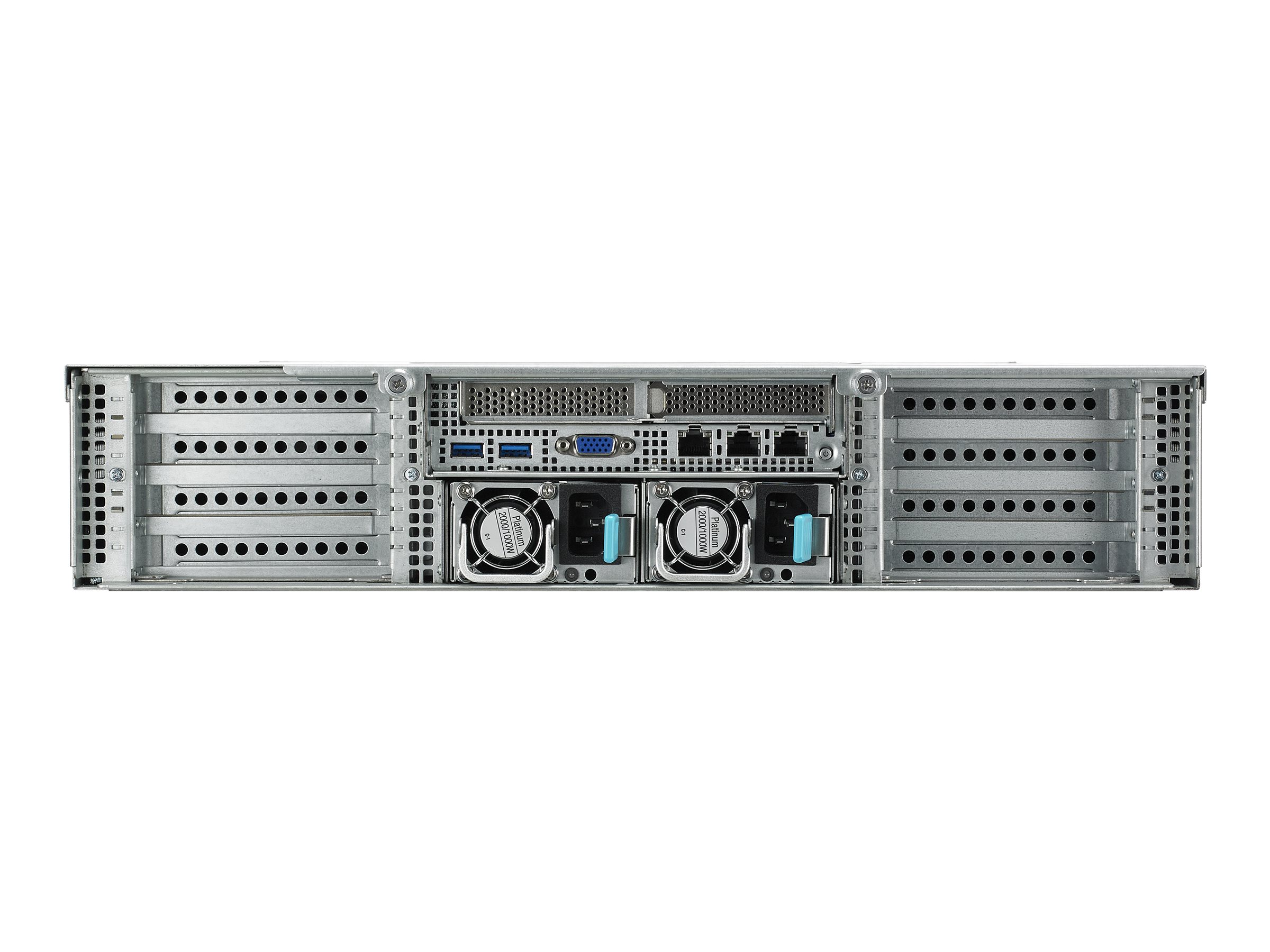 ASUS ESC4000 G4 - 2U - zweiweg - keine CPU - RAM 0 GB - SATA - Hot-Swap 8.9 cm (3.5")